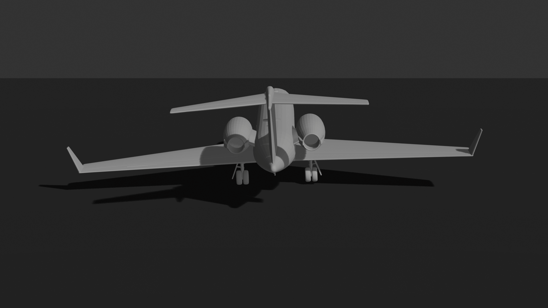 Gulfstream G550 STL 3D Print Model
