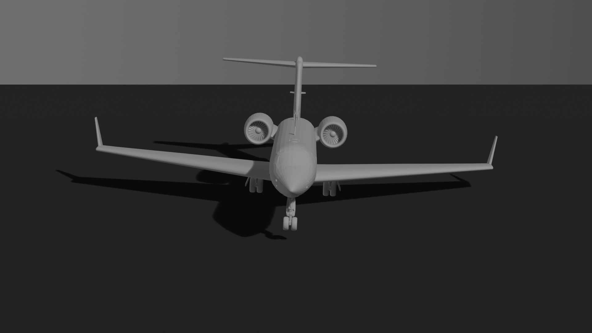 Gulfstream G550 STL 3D Print Model
