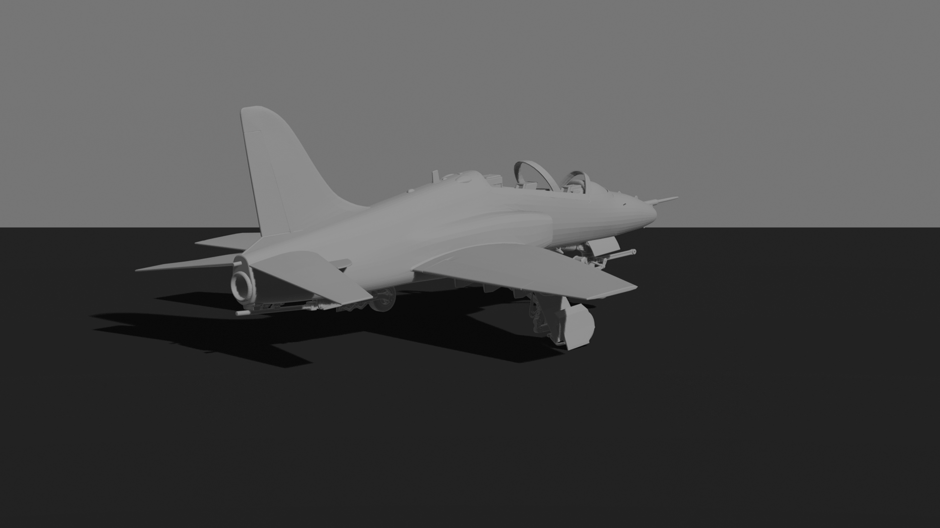 McDonnell Douglas T-45 Goshawk STL 3D Print Model