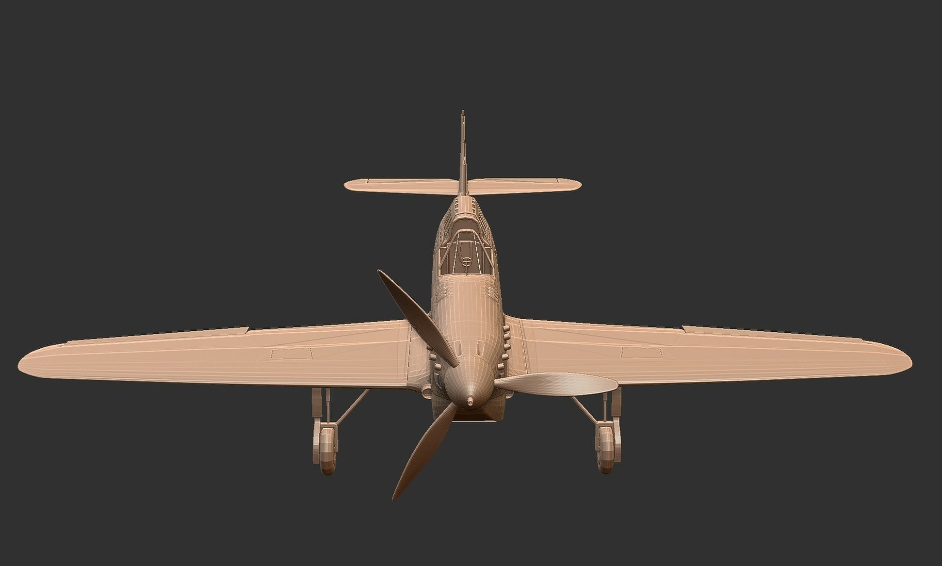 Messerschmitt Bf 109 G-6 STL 3D Print Model