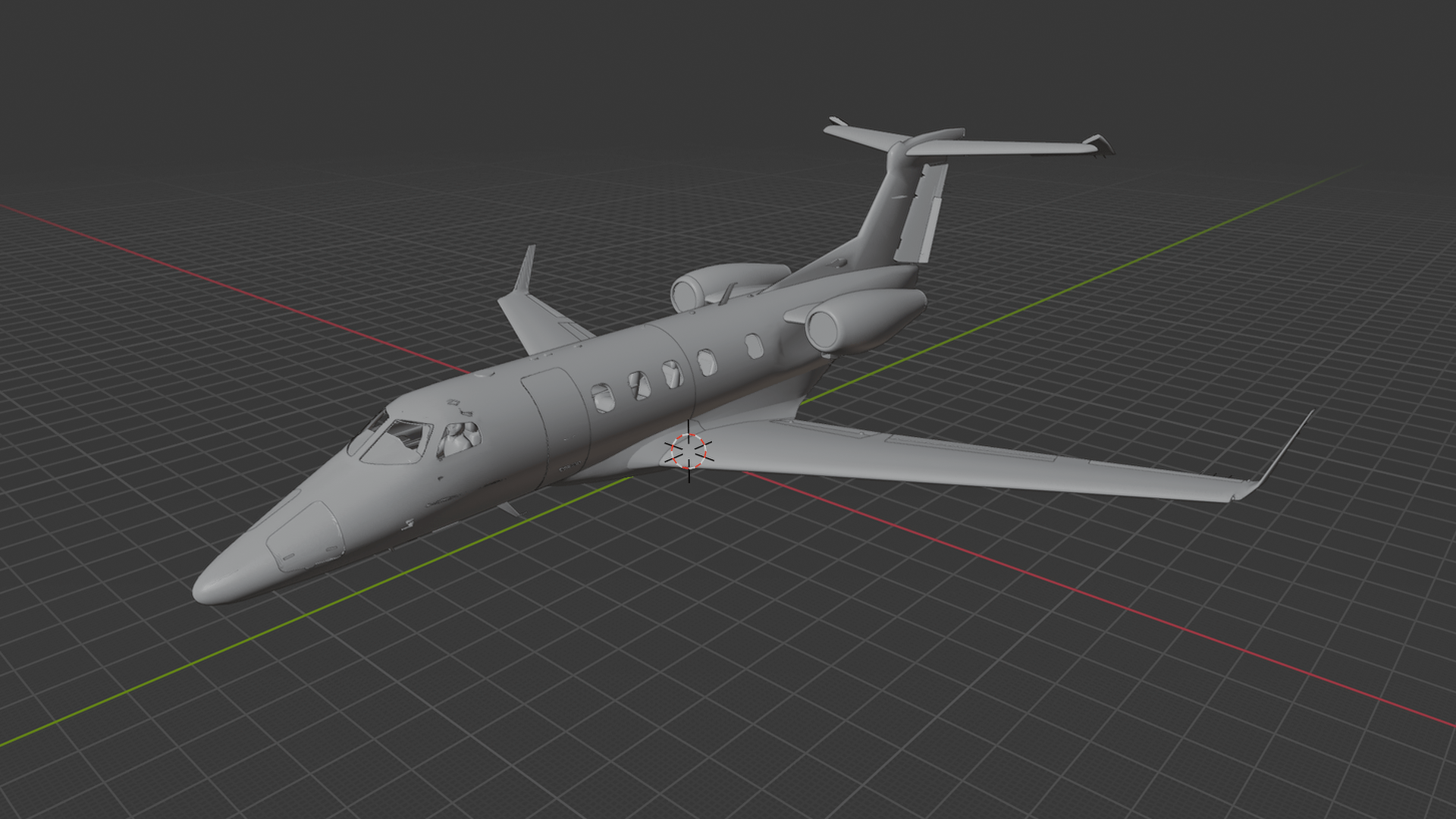 Embraer Phenom 300E STL 3D Print Model