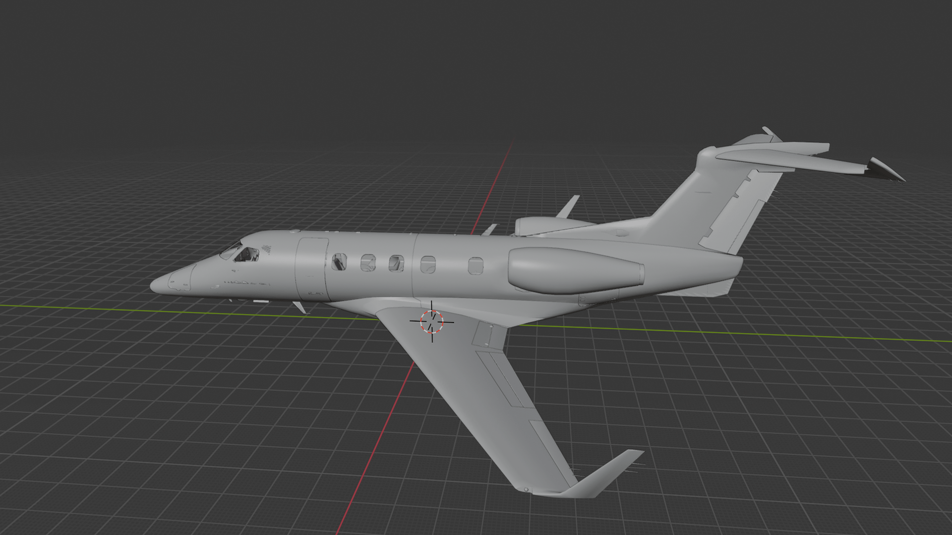 Embraer Phenom 300E STL 3D Print Model