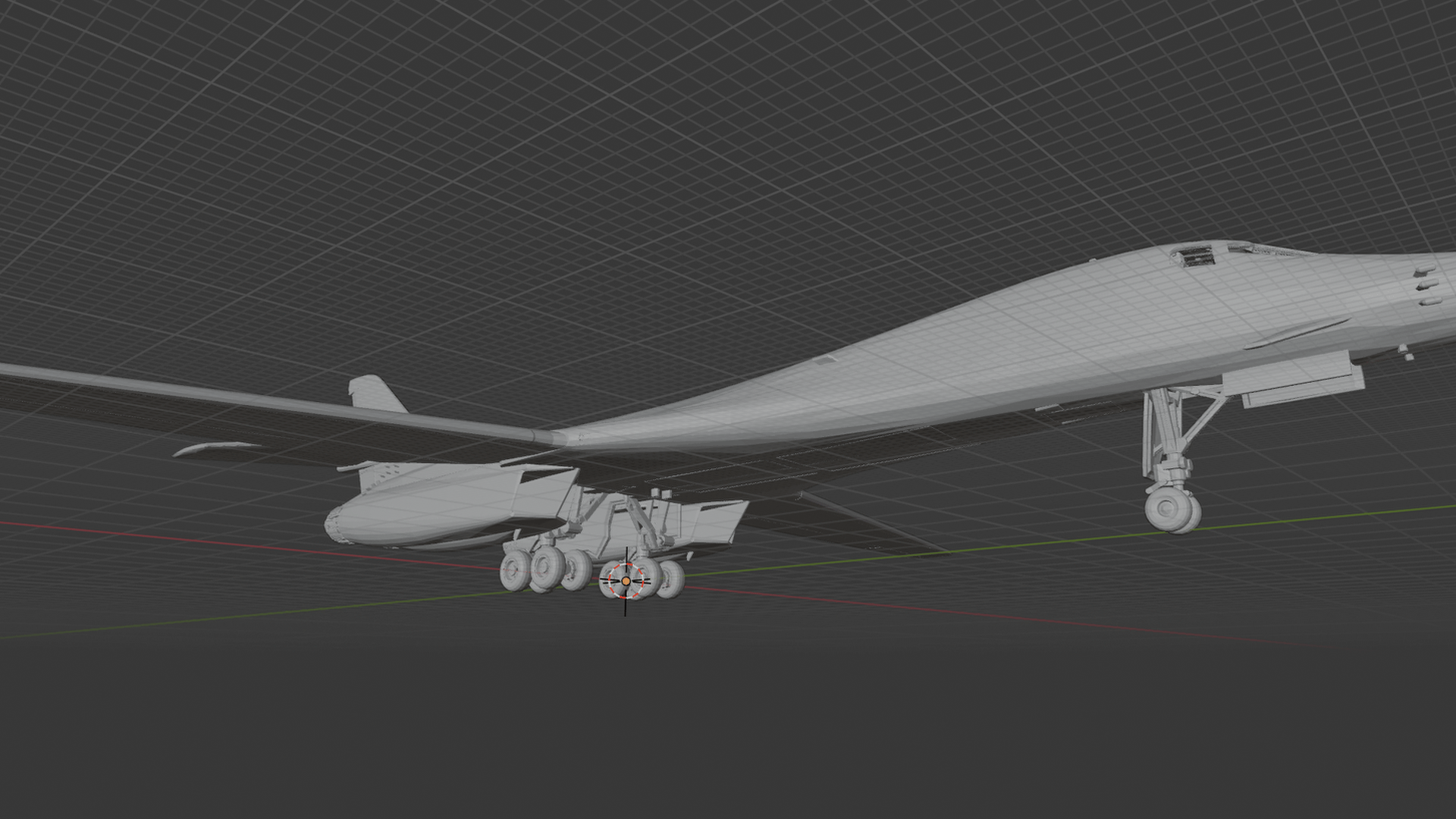 Rockwell B-1B Lancer Strategic Bomber STL 3D Print Model