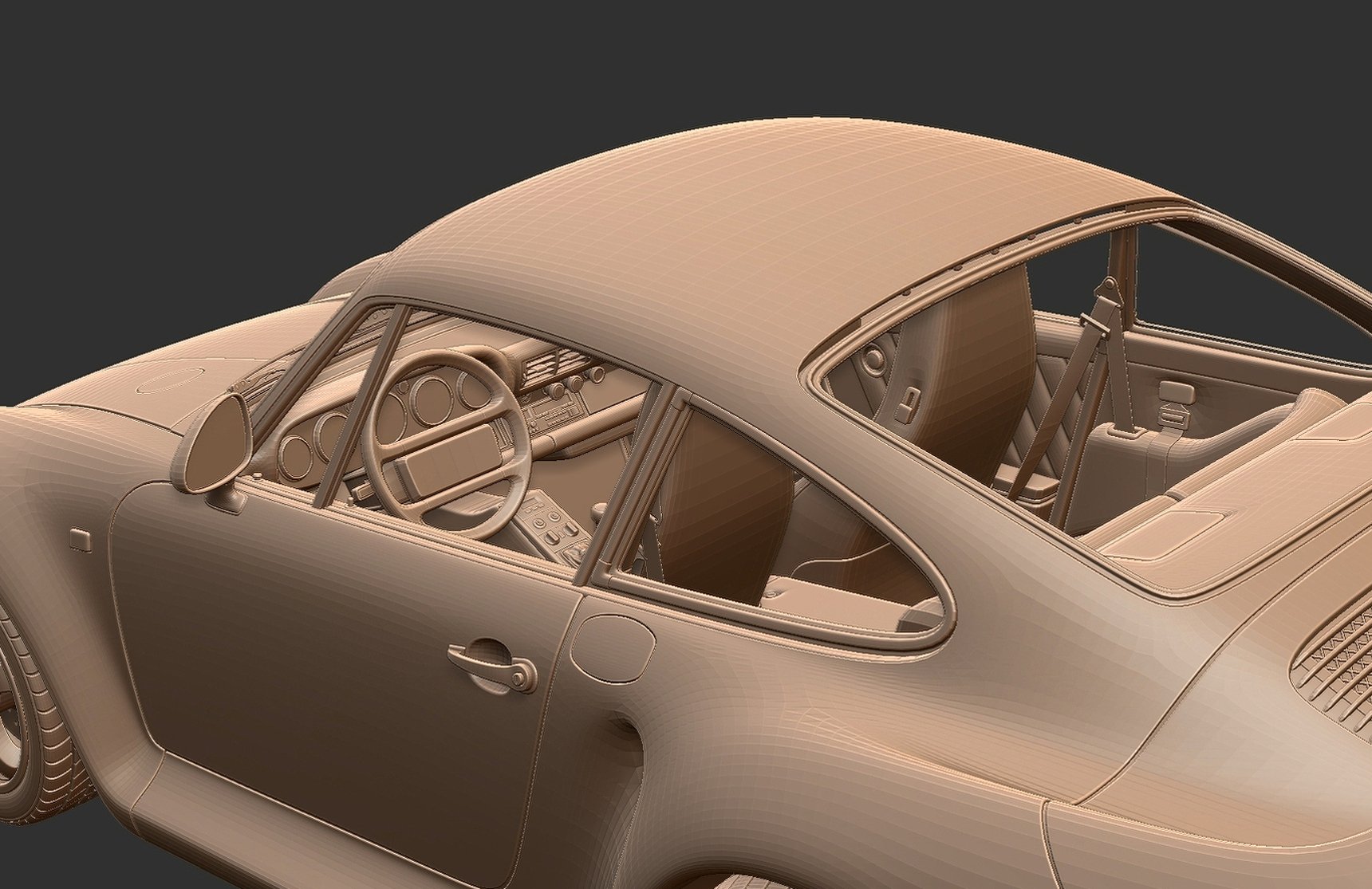 Porsche 959 1987 STL 3D Print Model