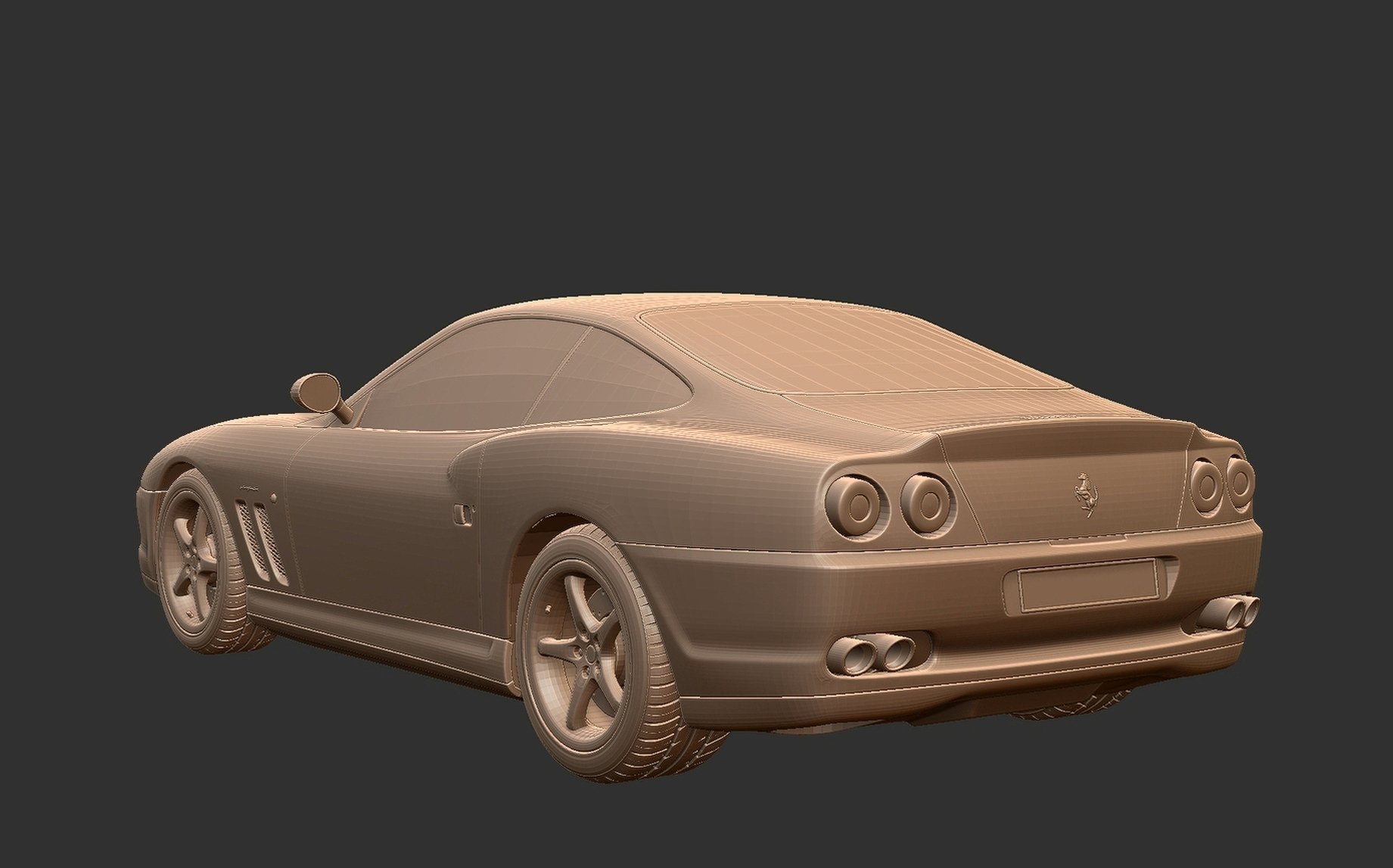 Ferrari 550 Maranello STL 3D Print Model