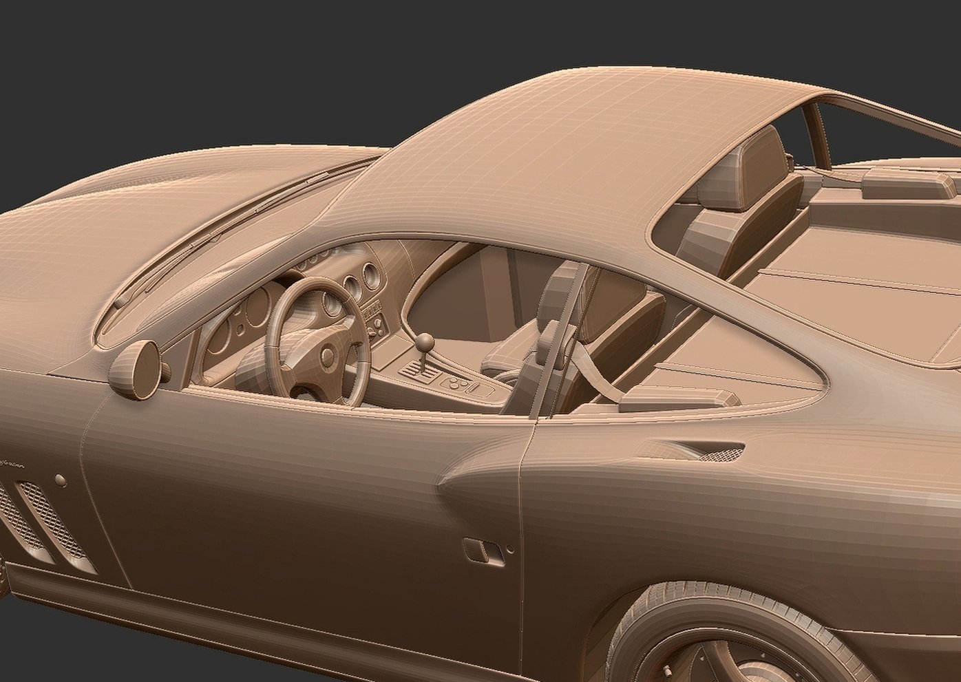Ferrari 550 Maranello STL 3D Print Model
