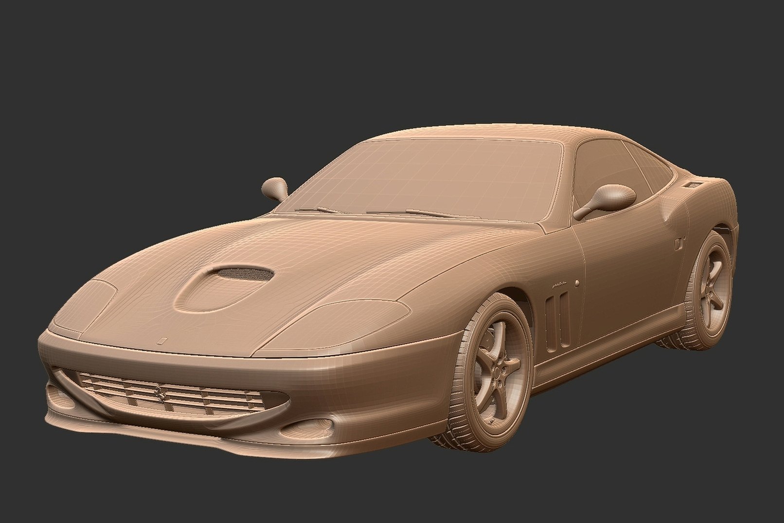 Ferrari 550 Maranello STL 3D Print Model