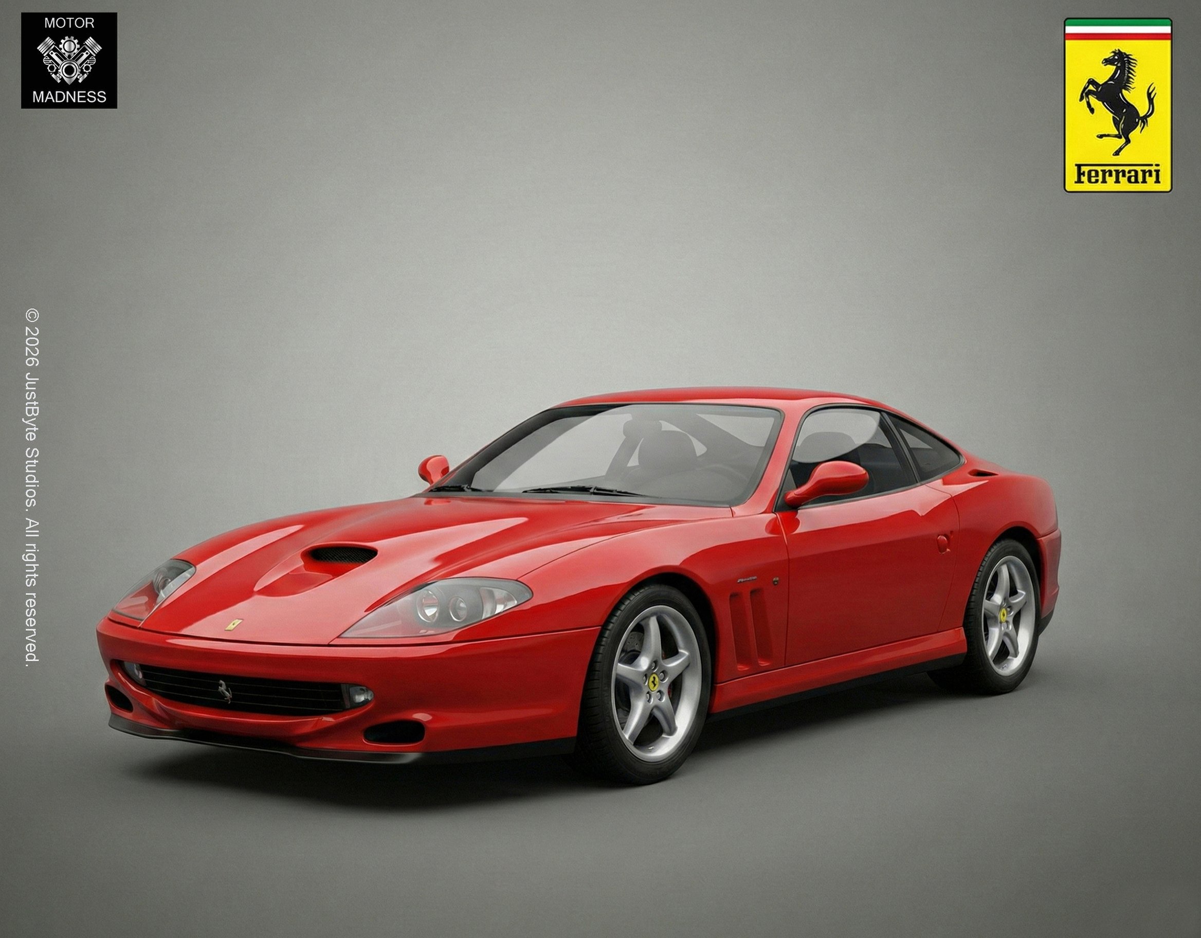 Ferrari 550 Maranello STL 3D Print Model