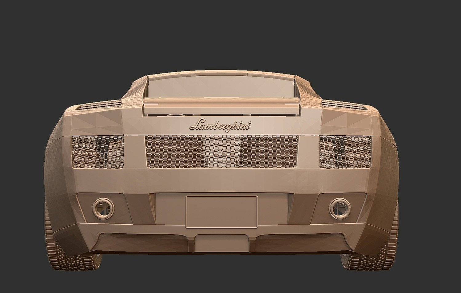 Lamborghini Gallardo 2003 STL 3D Print Model