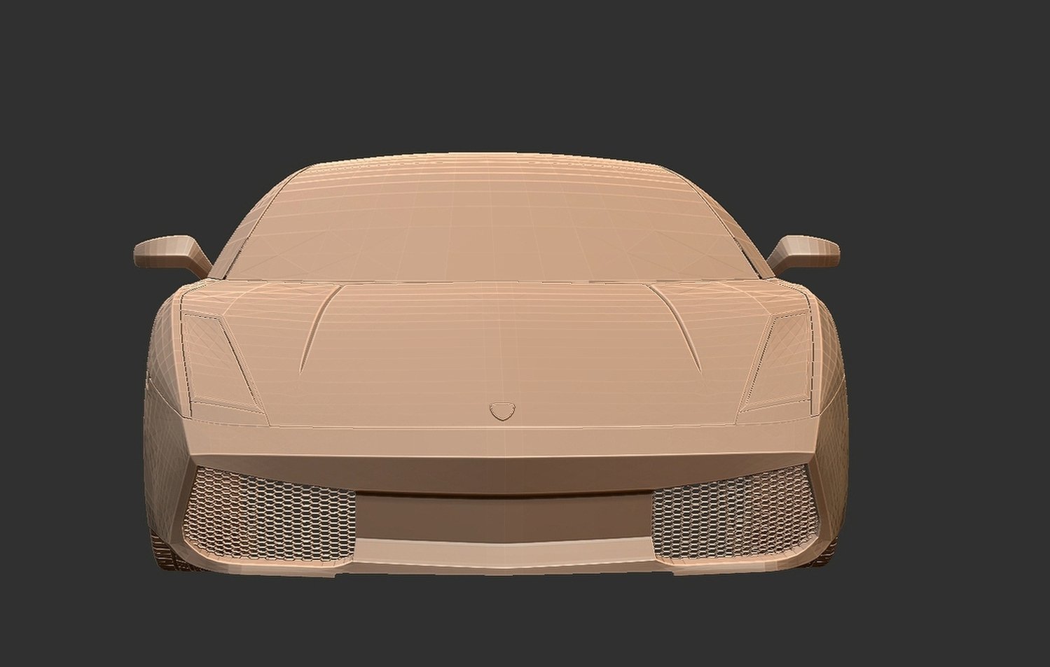 Lamborghini Gallardo 2003 STL 3D Print Model