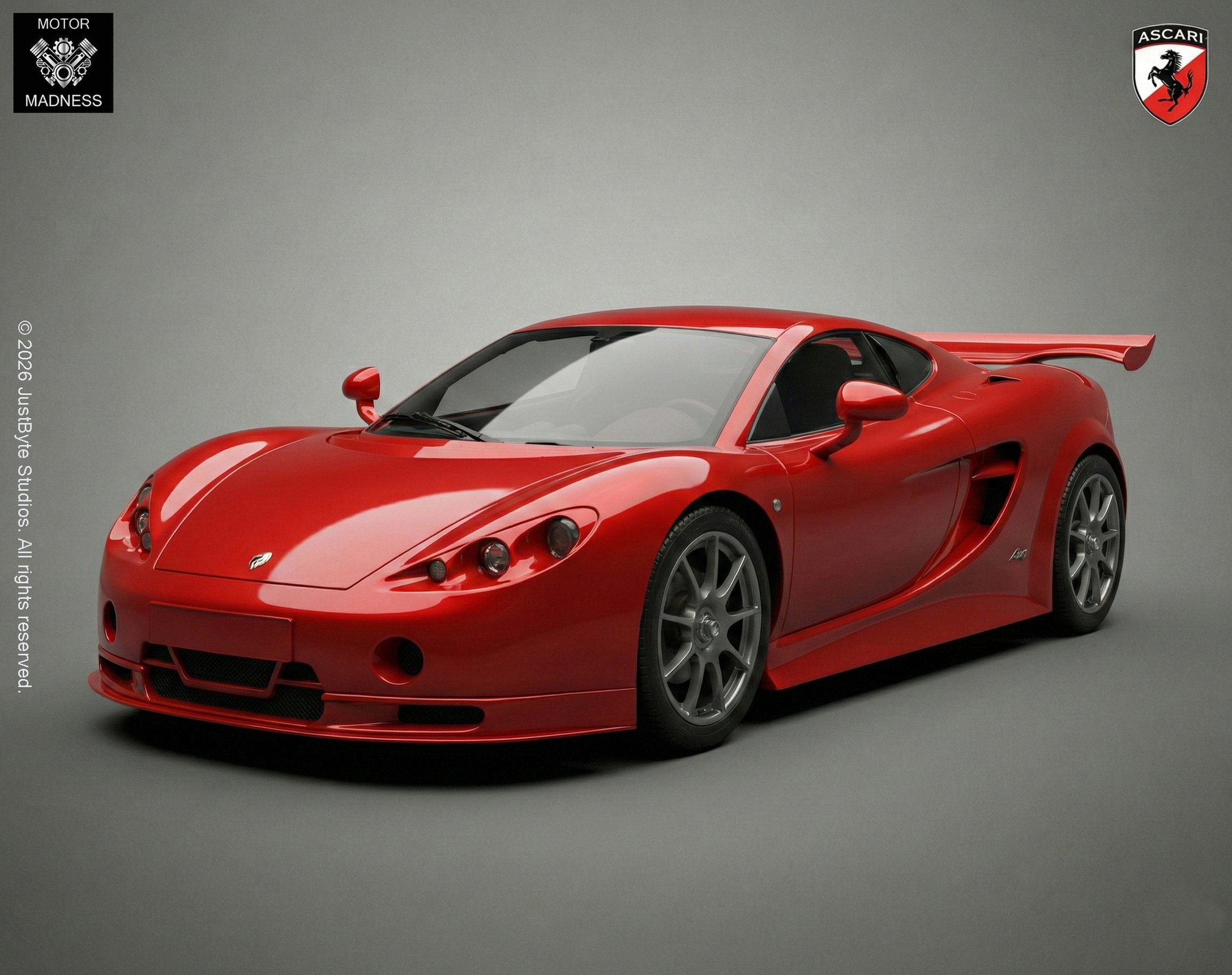 Ascari A10 STL 3D Print Model