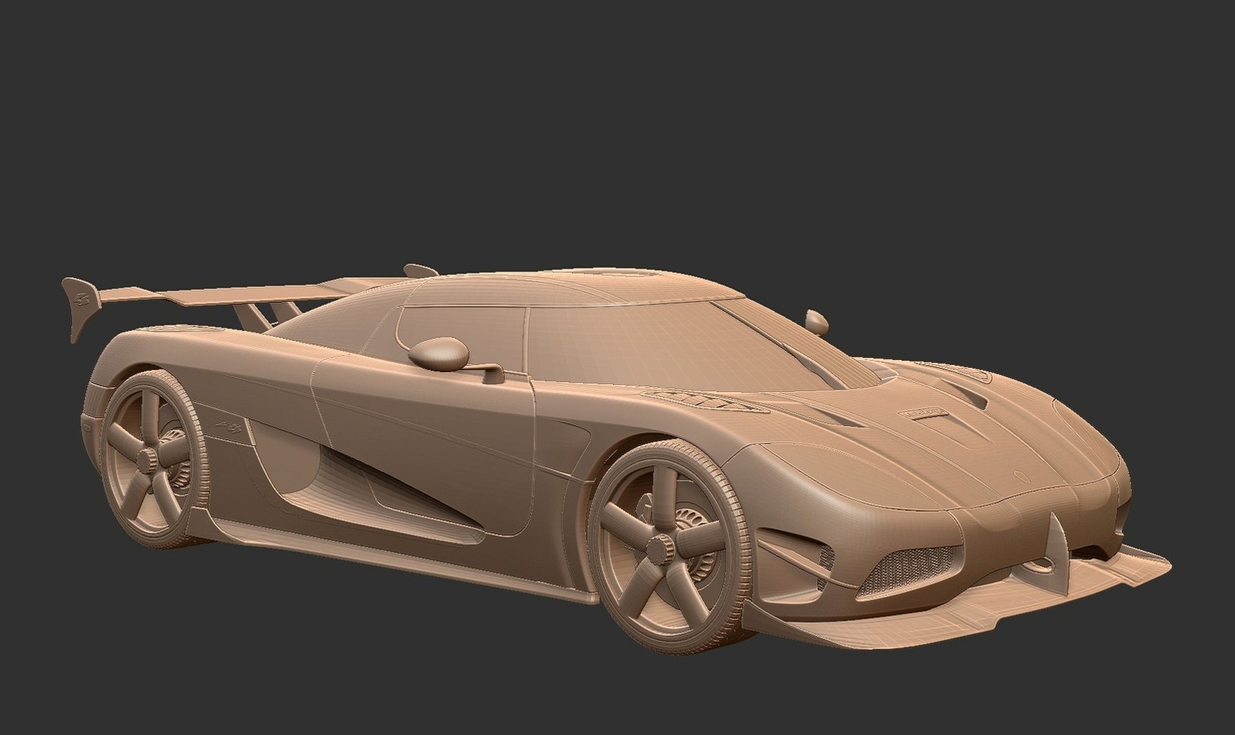 Koenigsegg Agera RS STL 3D Print Model