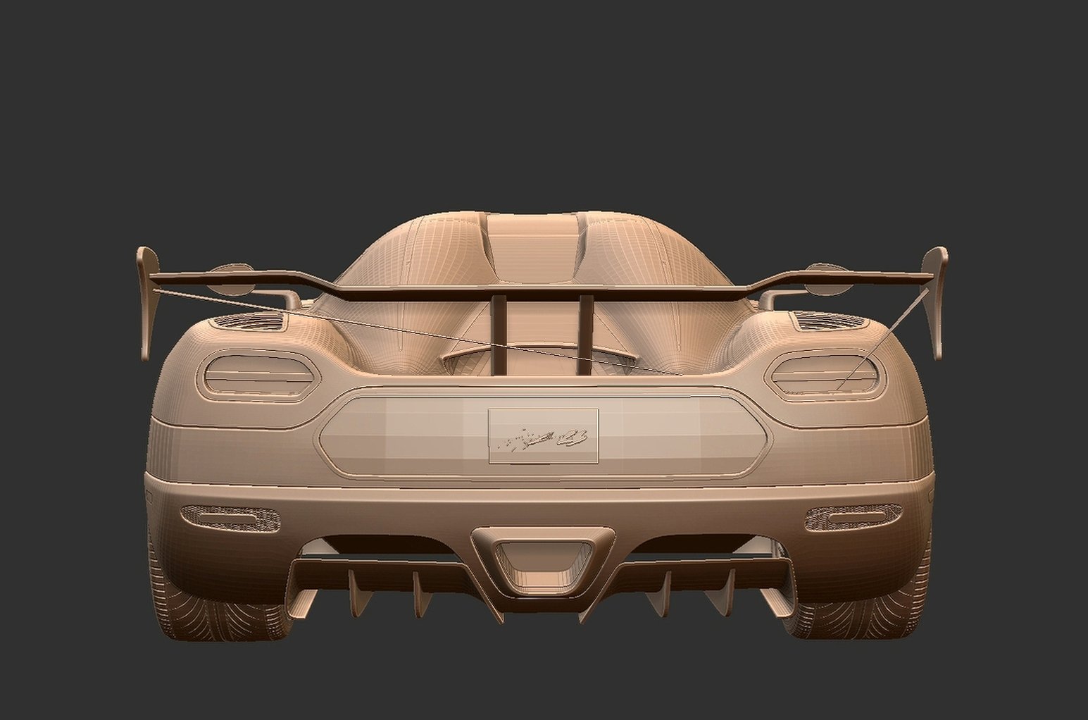 Koenigsegg Agera RS STL 3D Print Model