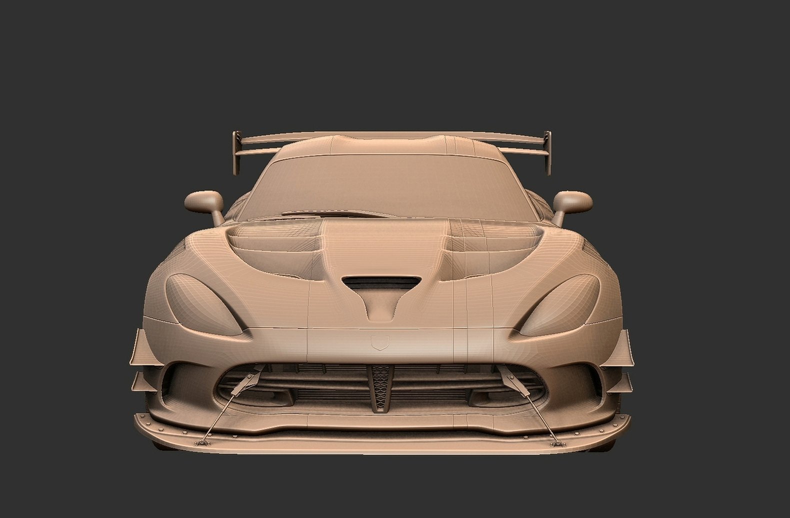 Dodge Viper ACR 2016 STL 3D Print Model