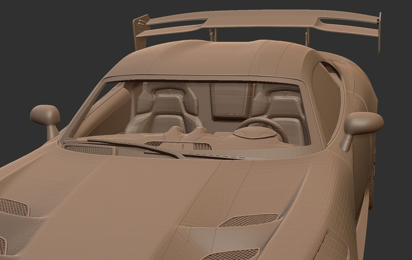 Dodge Viper ACR 2016 STL 3D Print Model