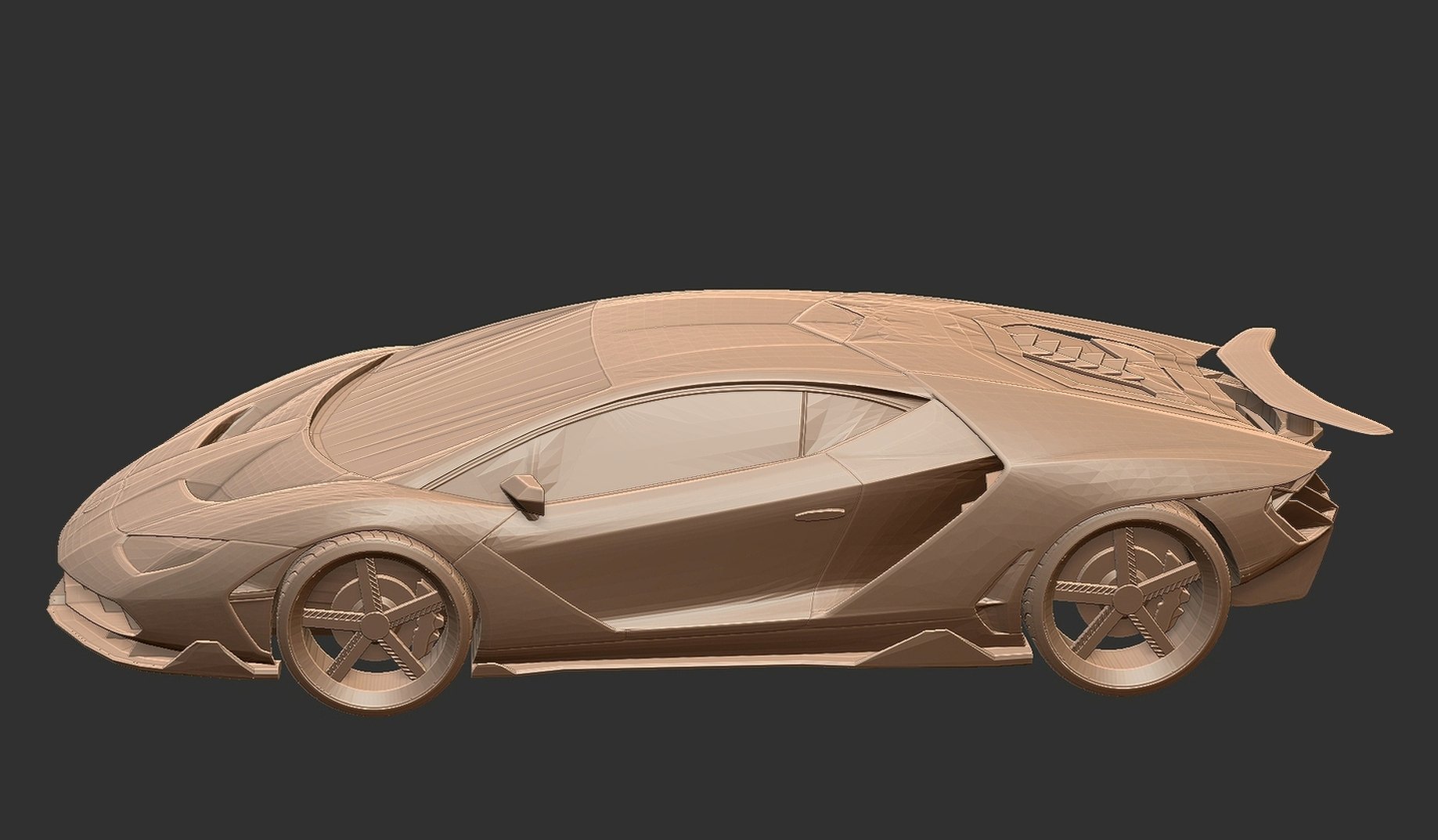 Lamborghini Centenario LP 770-4 STL 3D Print Model