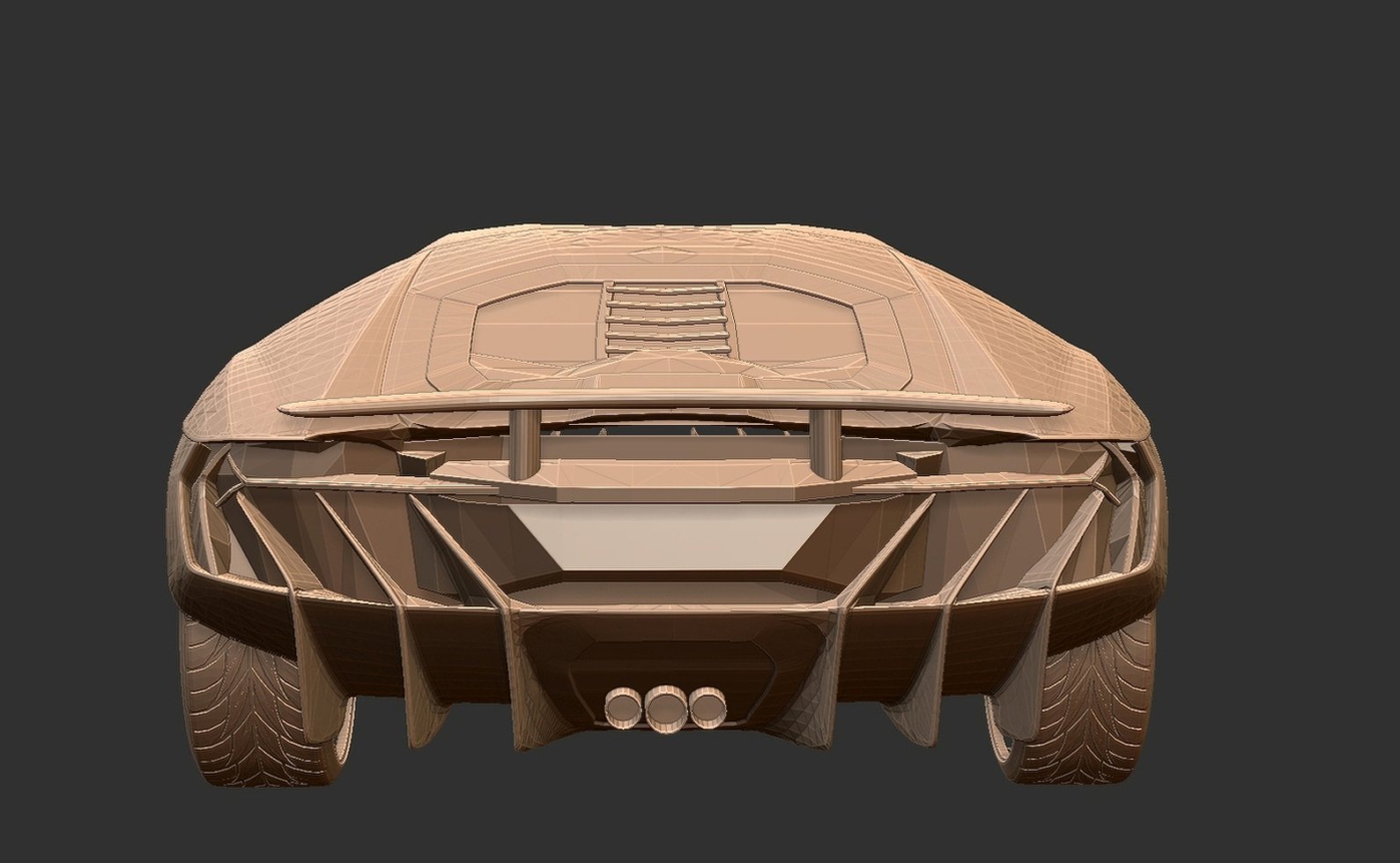 Lamborghini Centenario LP 770-4 STL 3D Print Model