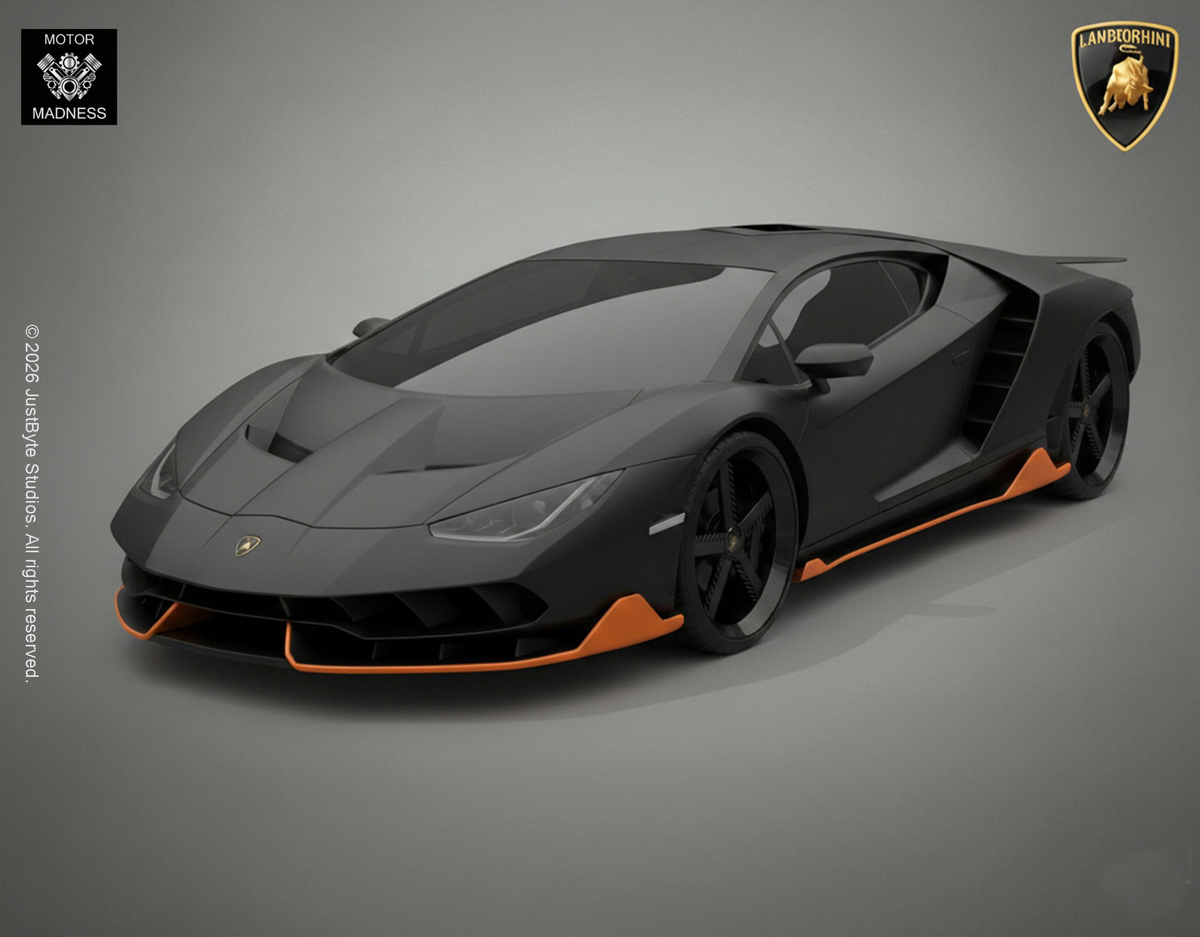 Lamborghini Centenario LP 770-4 STL 3D Print Model