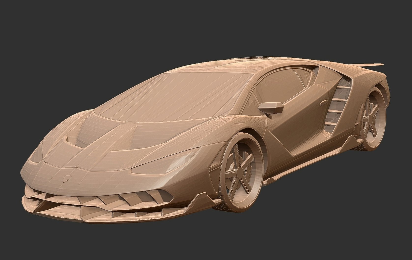 Lamborghini Centenario LP 770-4 STL 3D Print Model