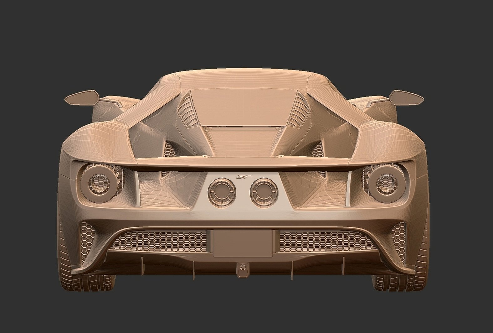 Ford GT 2017 STL 3D Print Model