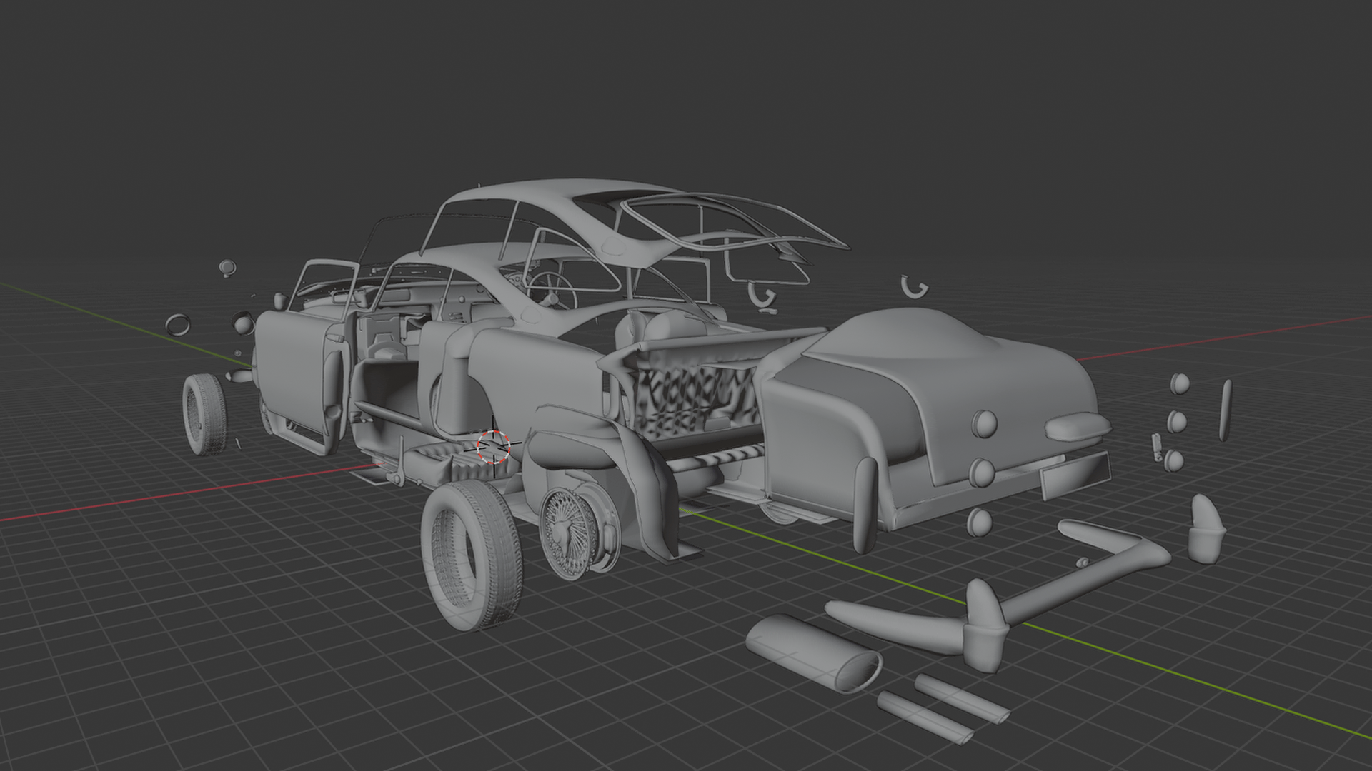 Aston Martin DB5 1963 STL 3D Print Model