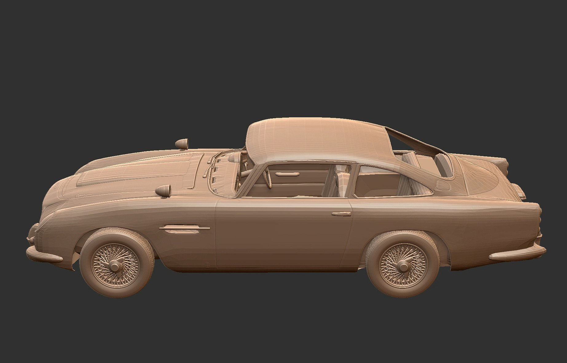 Aston Martin DB5 1963 STL 3D Print Model