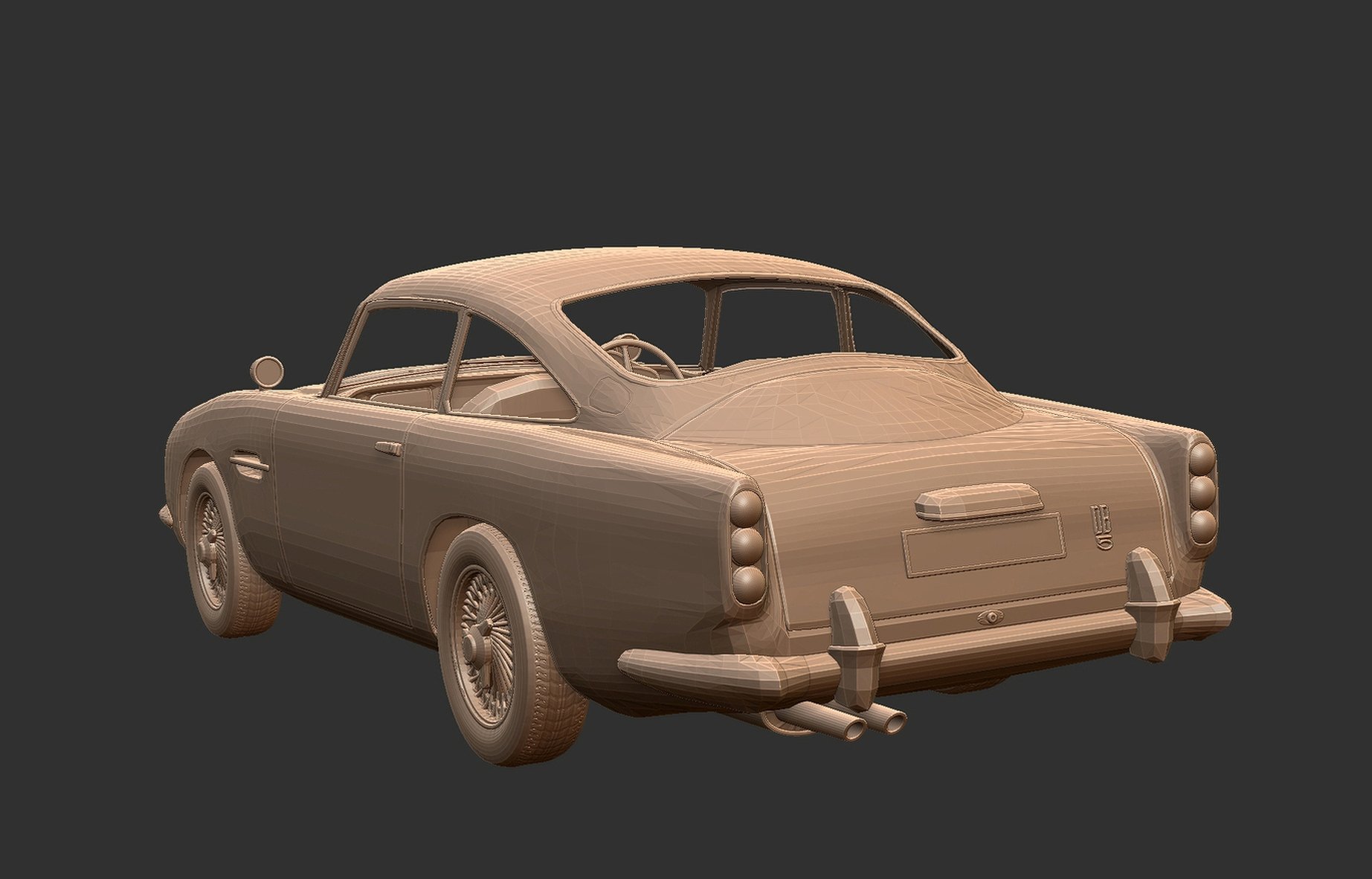 Aston Martin DB5 1963 STL 3D Print Model