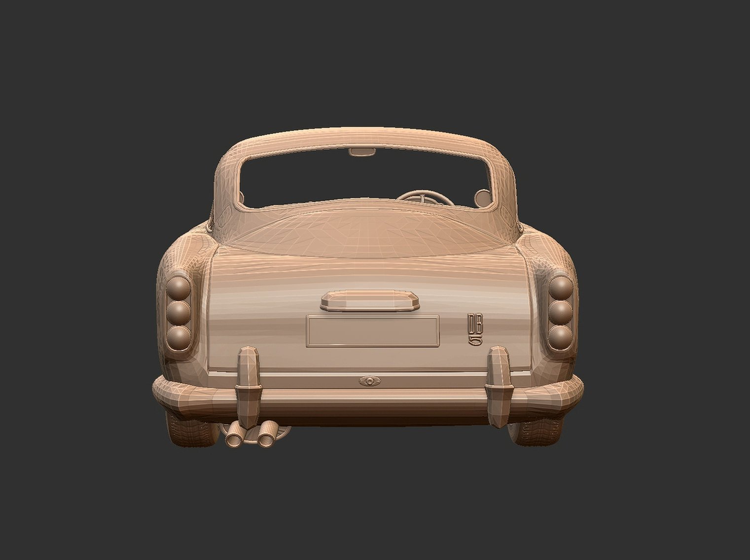 Aston Martin DB5 1963 STL 3D Print Model