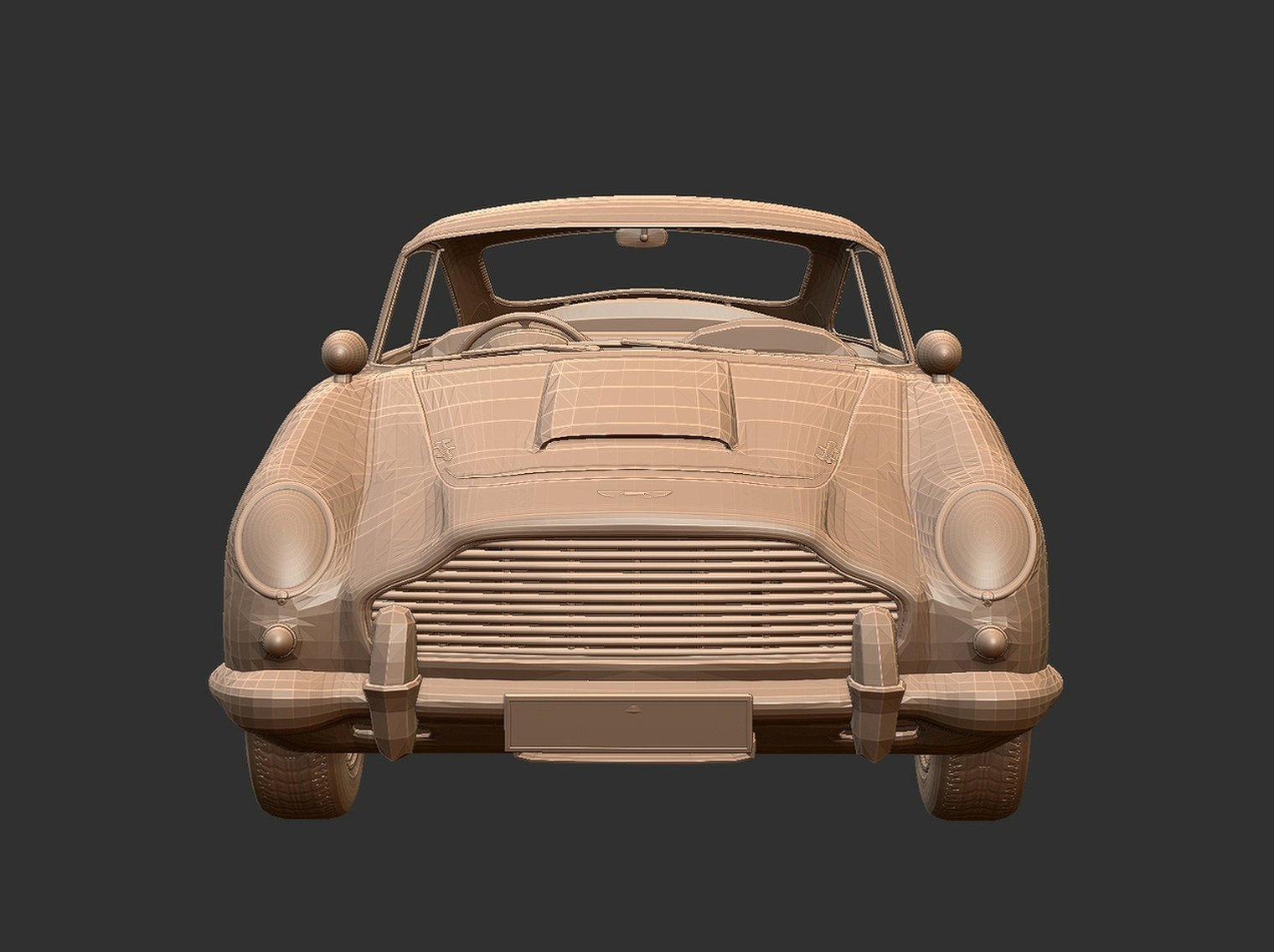 Aston Martin DB5 1963 STL 3D Print Model