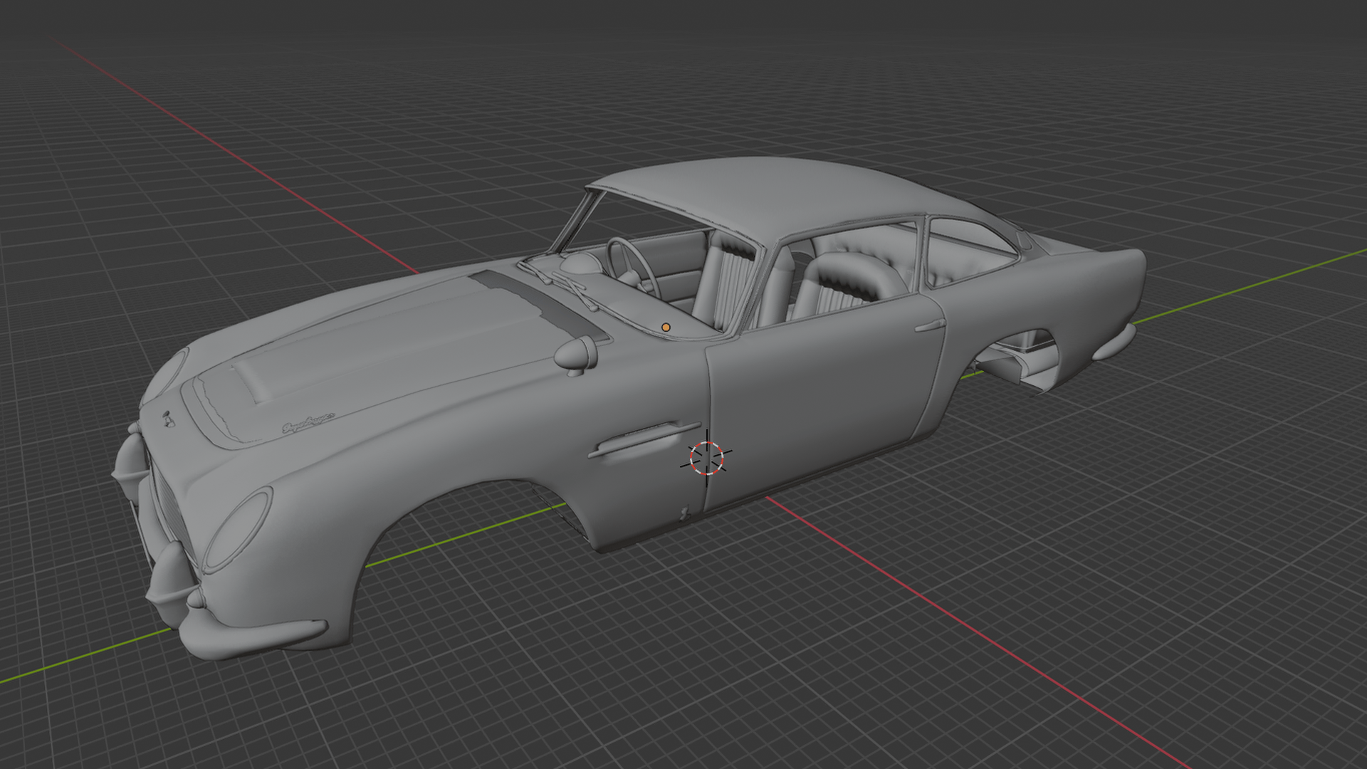Aston Martin DB5 1963 STL 3D Print Model