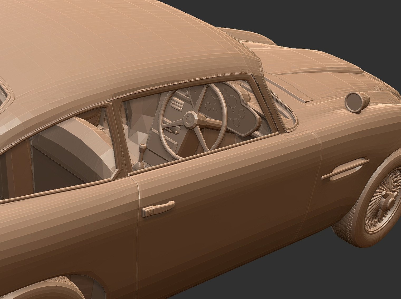 Aston Martin DB5 1963 STL 3D Print Model