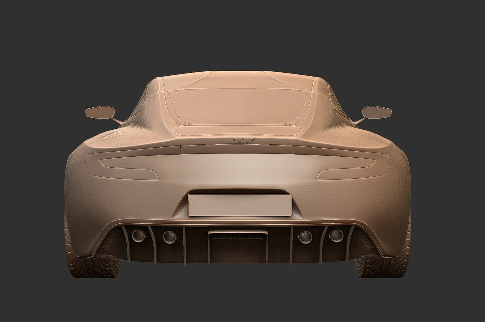Aston Martin One-77 STL 3D Print Model
