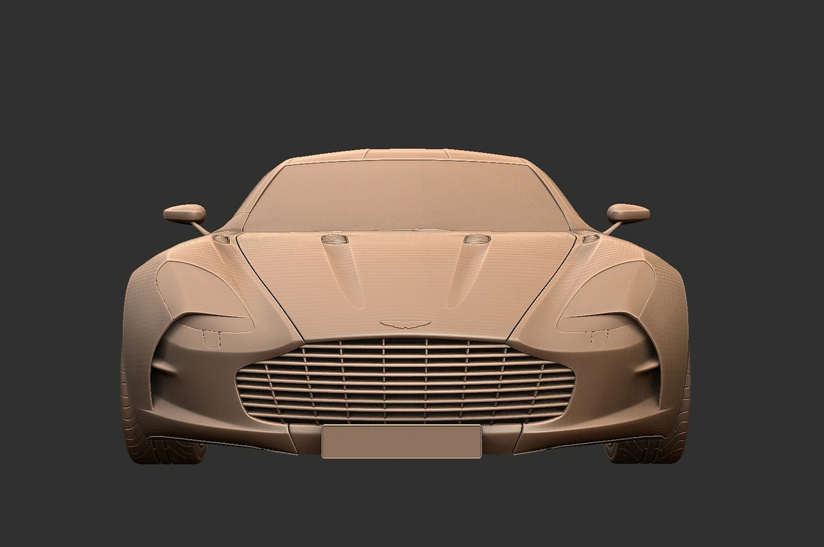 Aston Martin One-77 STL 3D Print Model