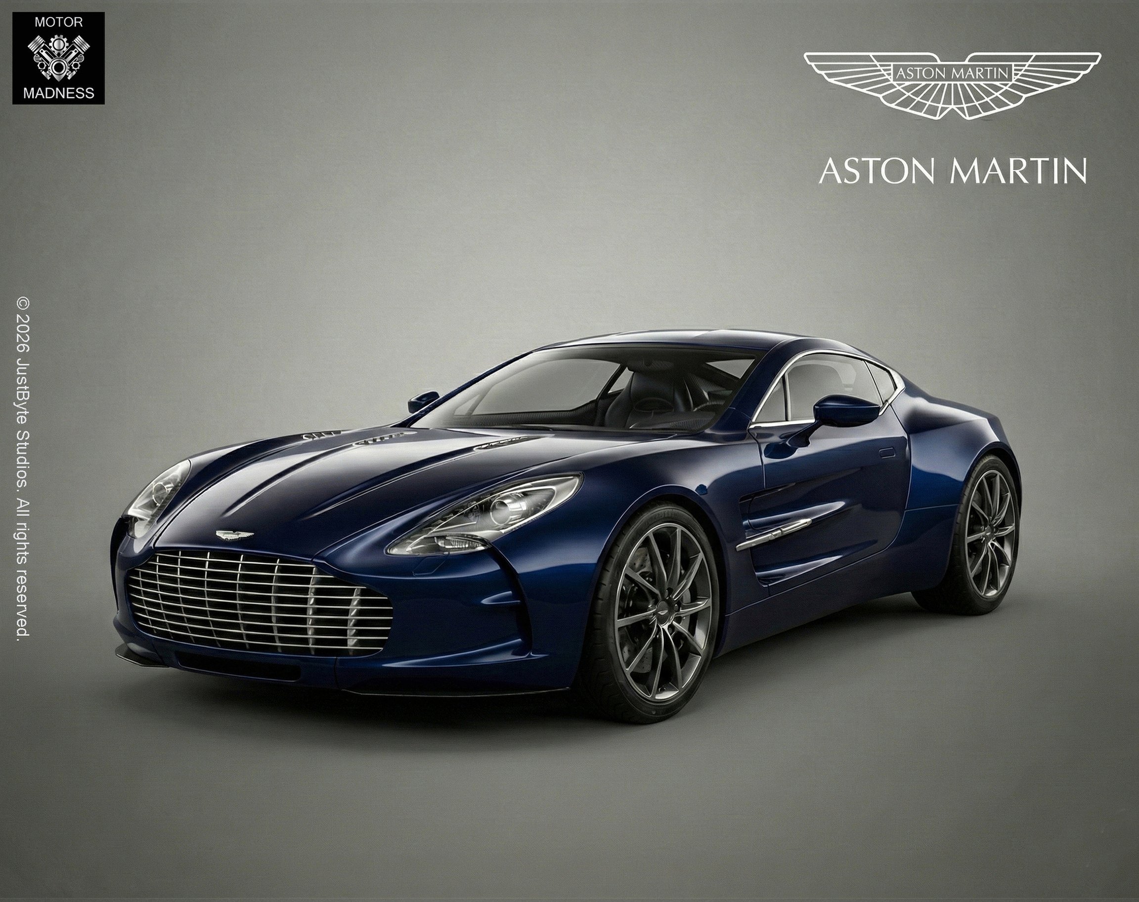 Aston Martin One-77 STL 3D Print Model