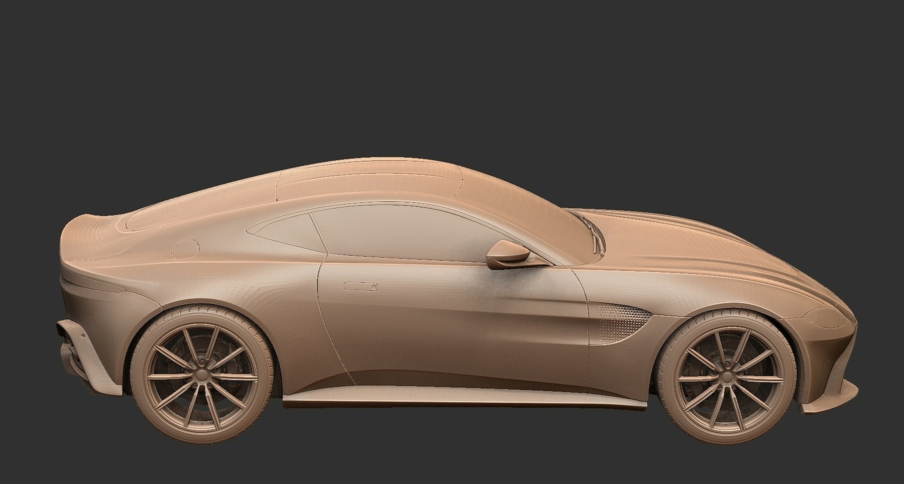 Aston Martin Vantage 2020 STL 3D Print Model