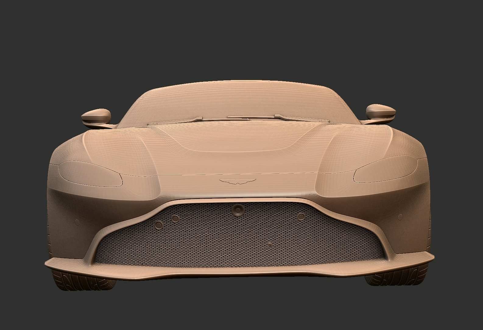 Aston Martin Vantage 2020 STL 3D Print Model