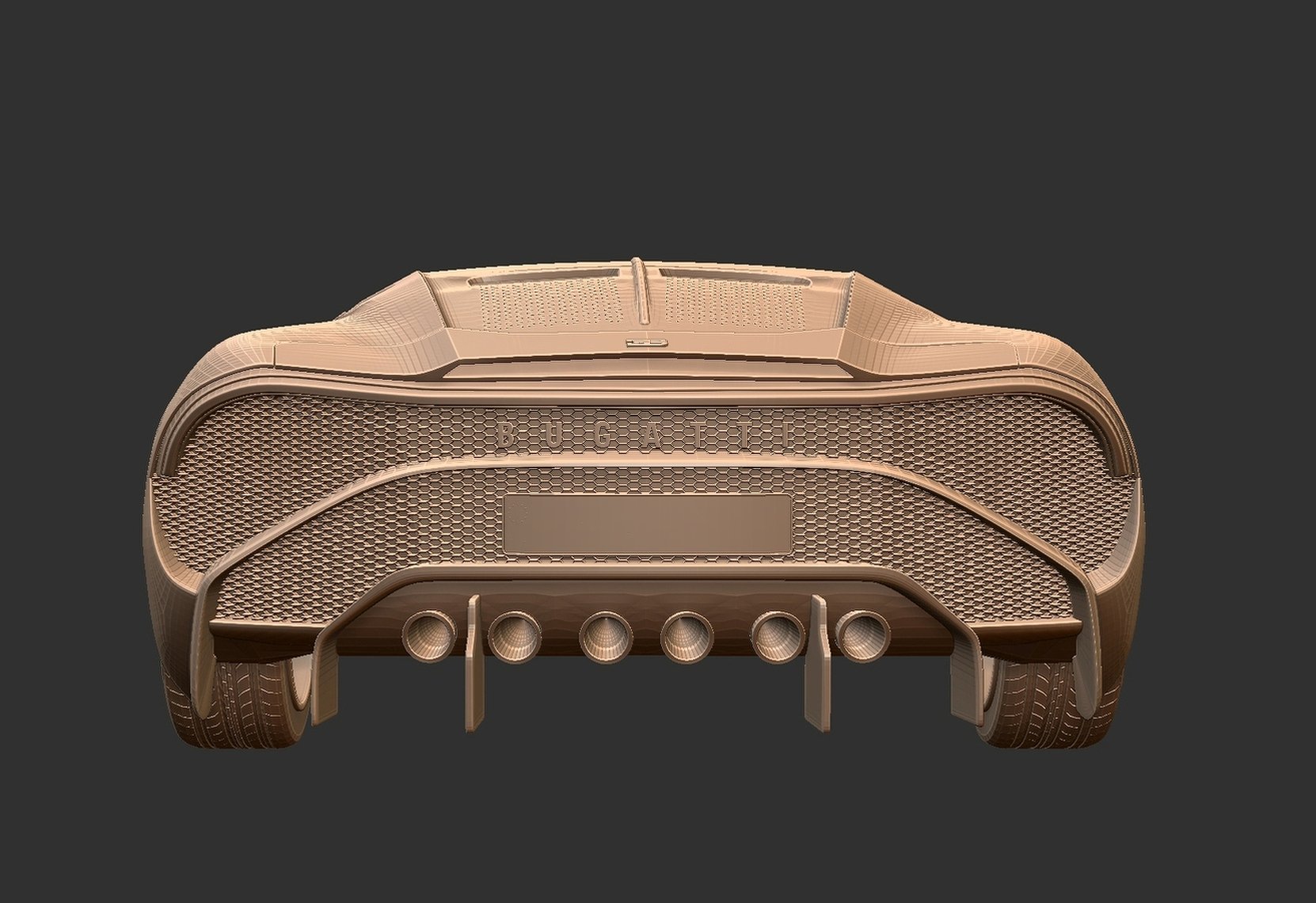 Bugatti La Voiture Noire STL 3D Print Model