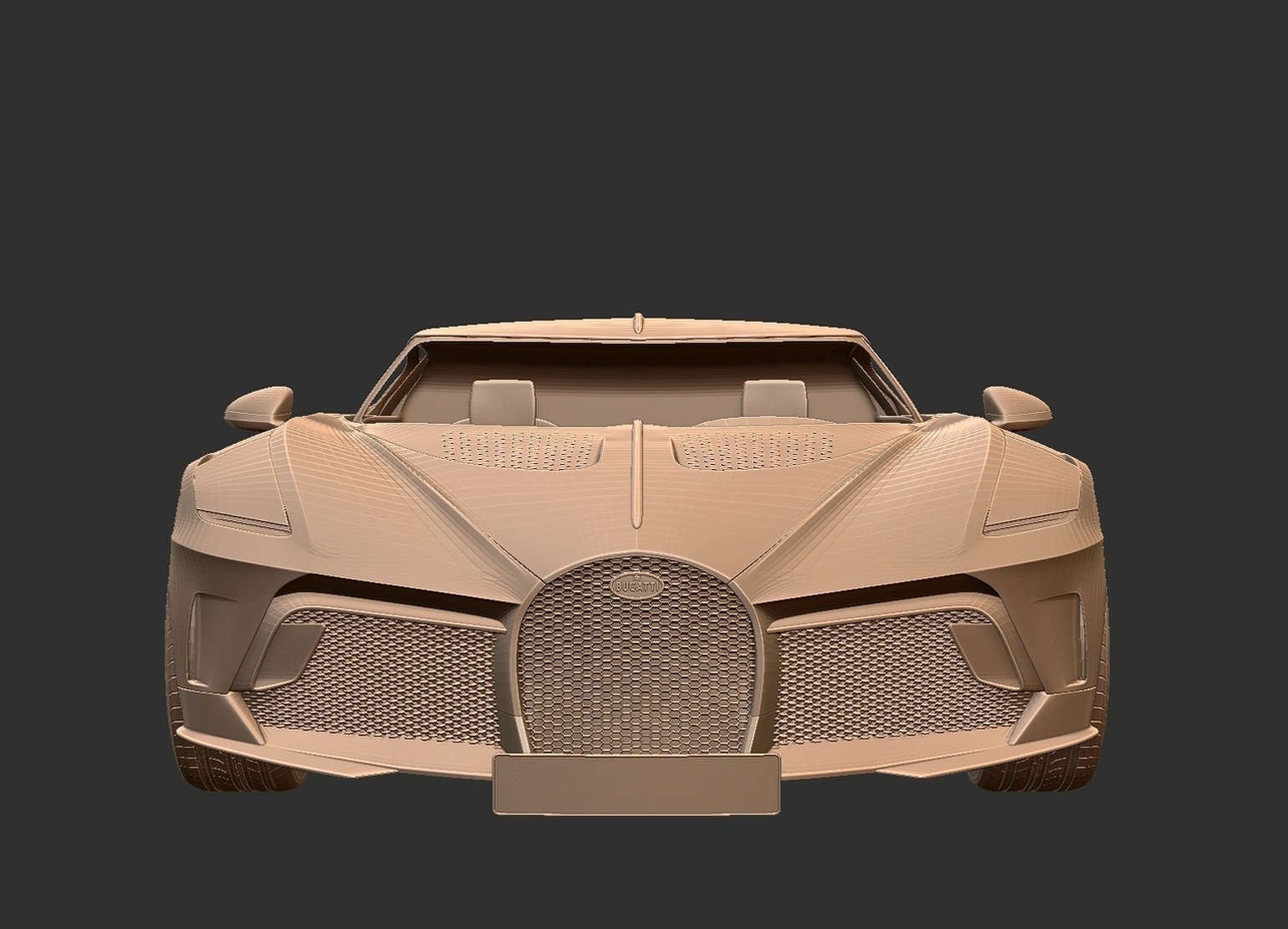 Bugatti La Voiture Noire STL 3D Print Model