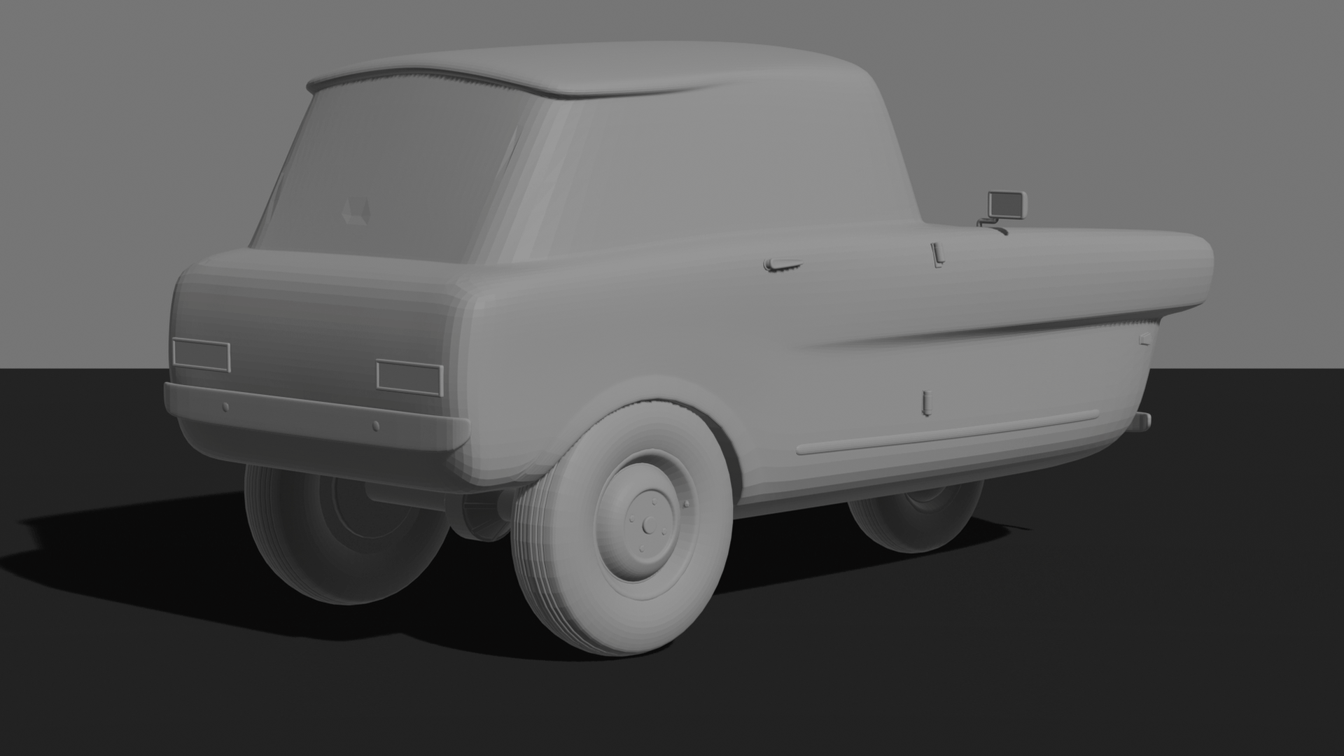 Amphicar 770 Cars 2 Finn McMissile STL 3D Print Model