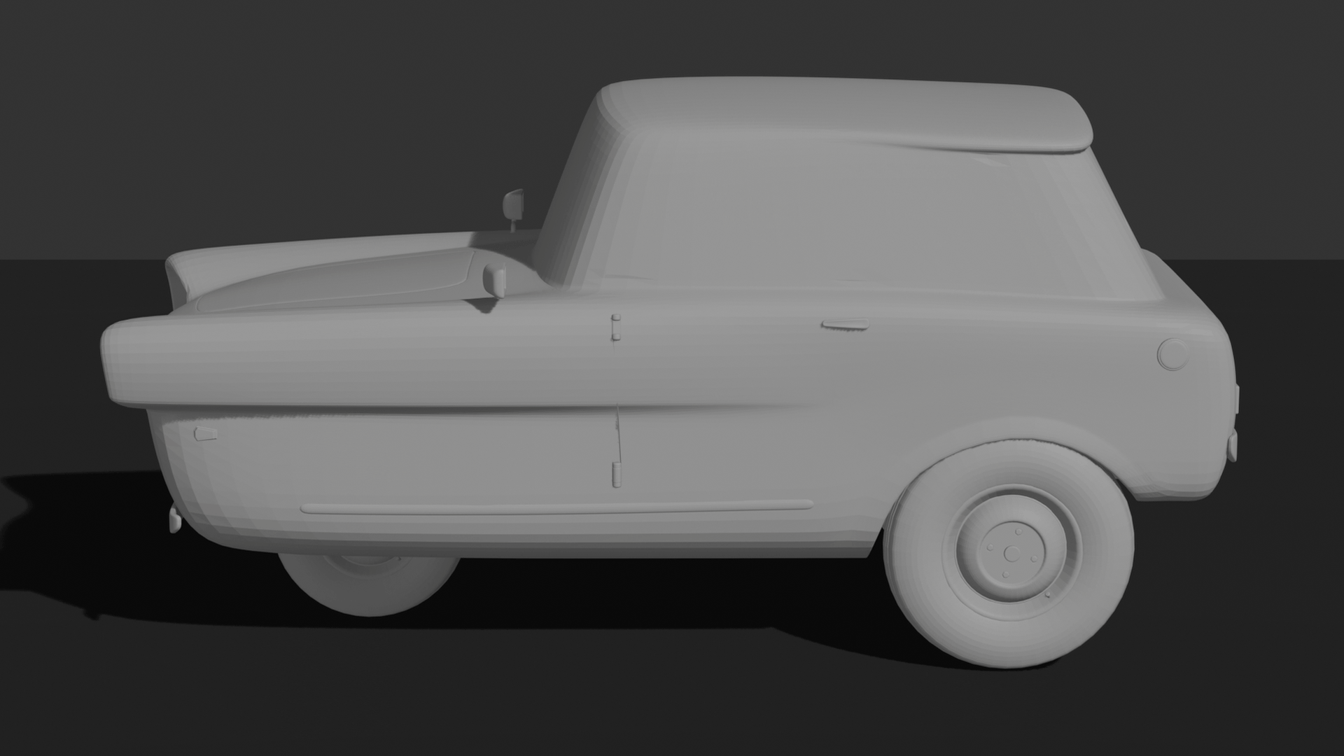 Amphicar 770 Cars 2 Finn McMissile STL 3D Print Model