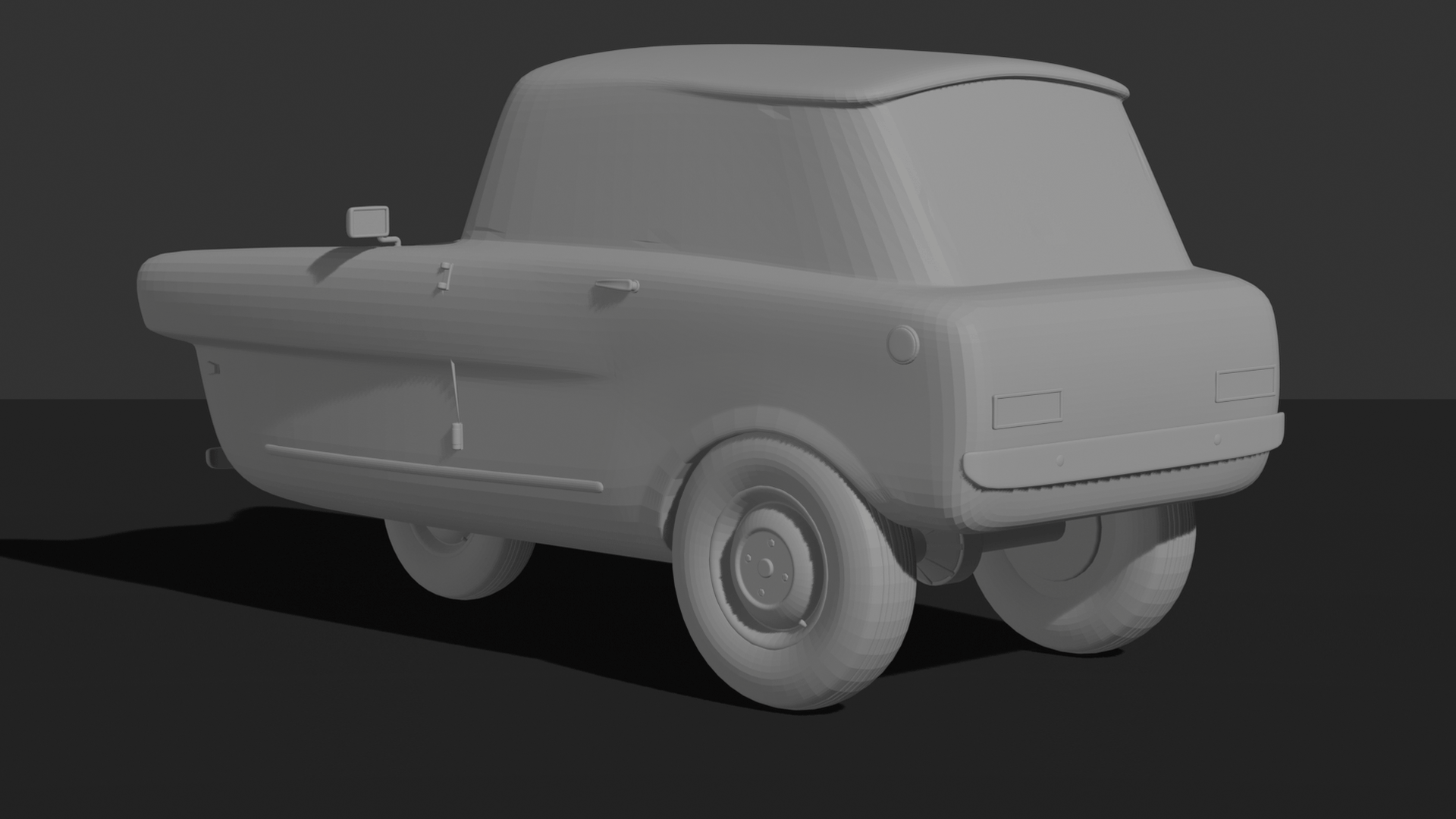 Amphicar 770 Cars 2 Finn McMissile STL 3D Print Model