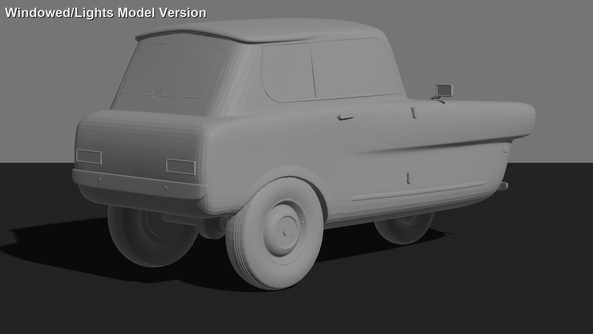 Amphicar 770 Cars 2 Finn McMissile STL 3D Print Model