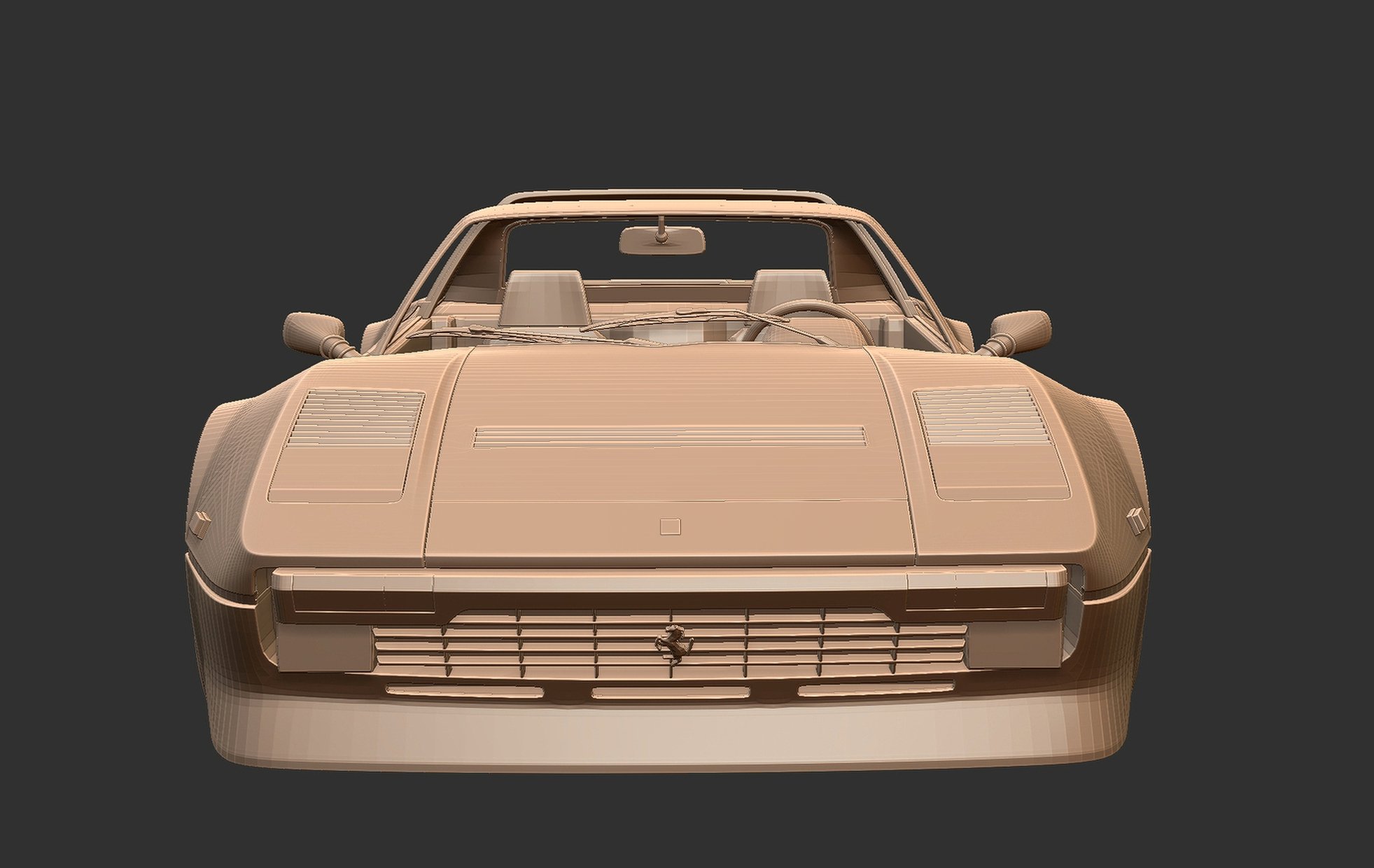 Ferrari 308 GTB GTS STL 3D Print Model