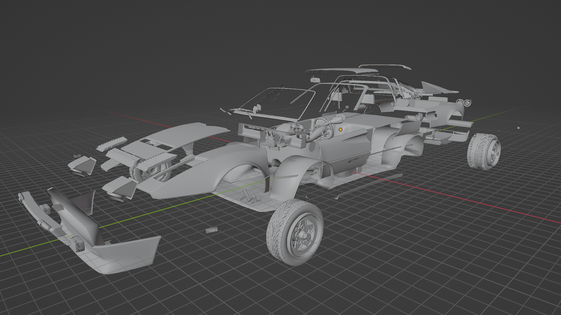 Ferrari 308 GTB GTS STL 3D Print Model