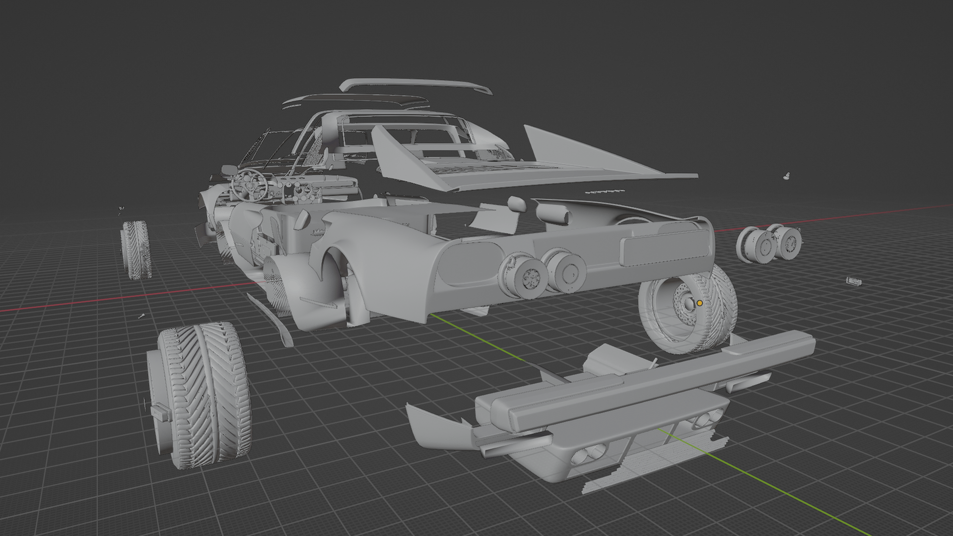 Ferrari 308 GTB GTS STL 3D Print Model