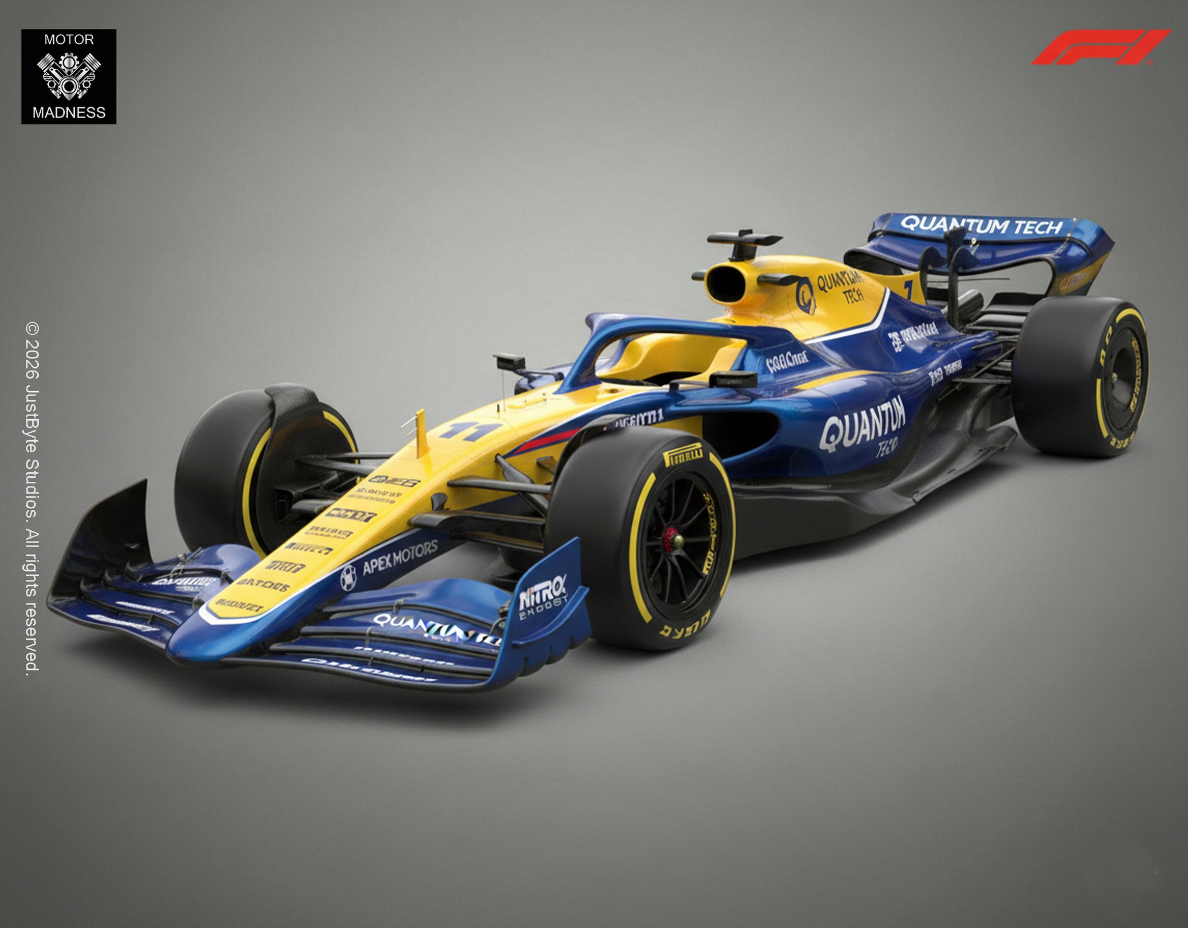 F1 2022 Concept Prototype STL 3D Print Model