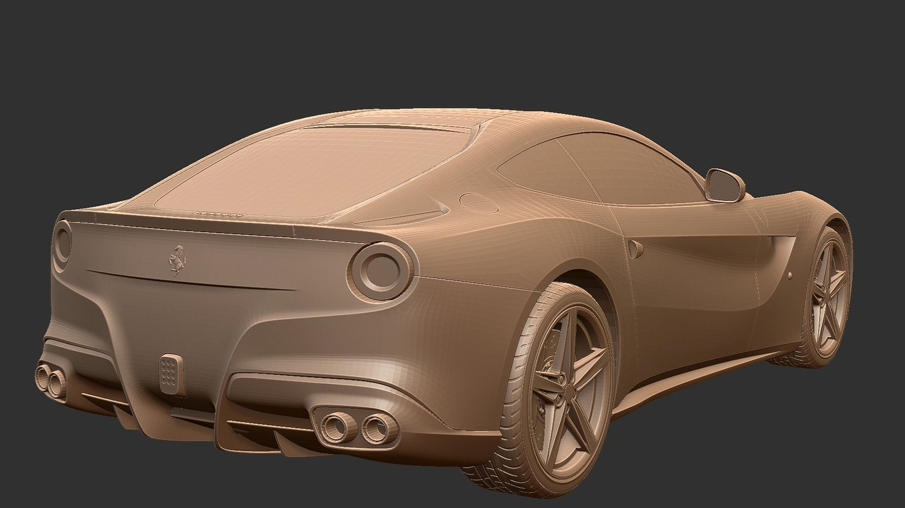Ferrari F12berlinetta STL 3D Print Model