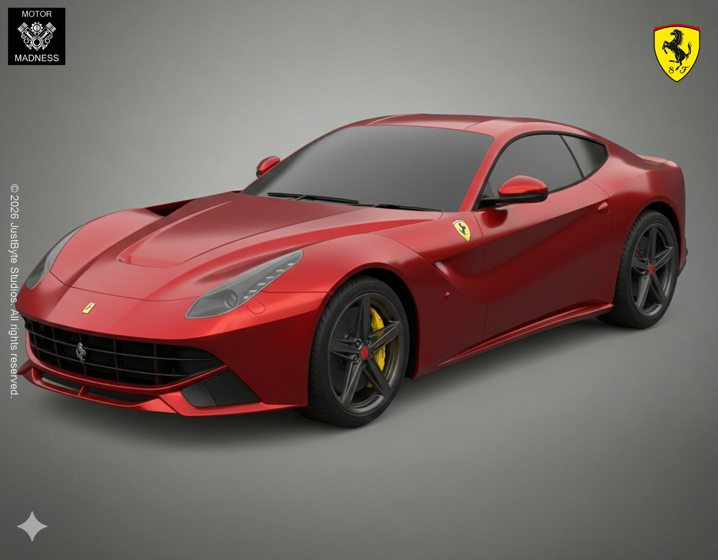 Ferrari F12berlinetta STL 3D Print Model