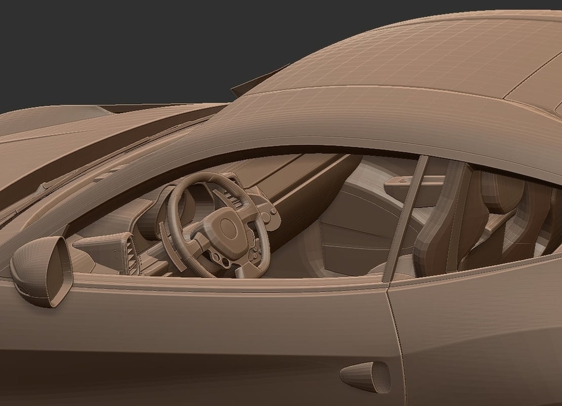 Ferrari F12berlinetta STL 3D Print Model