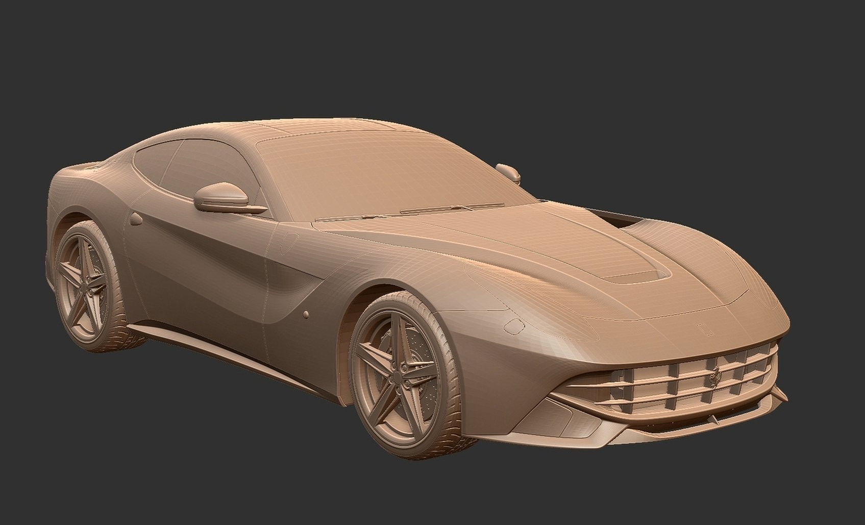 Ferrari F12berlinetta STL 3D Print Model